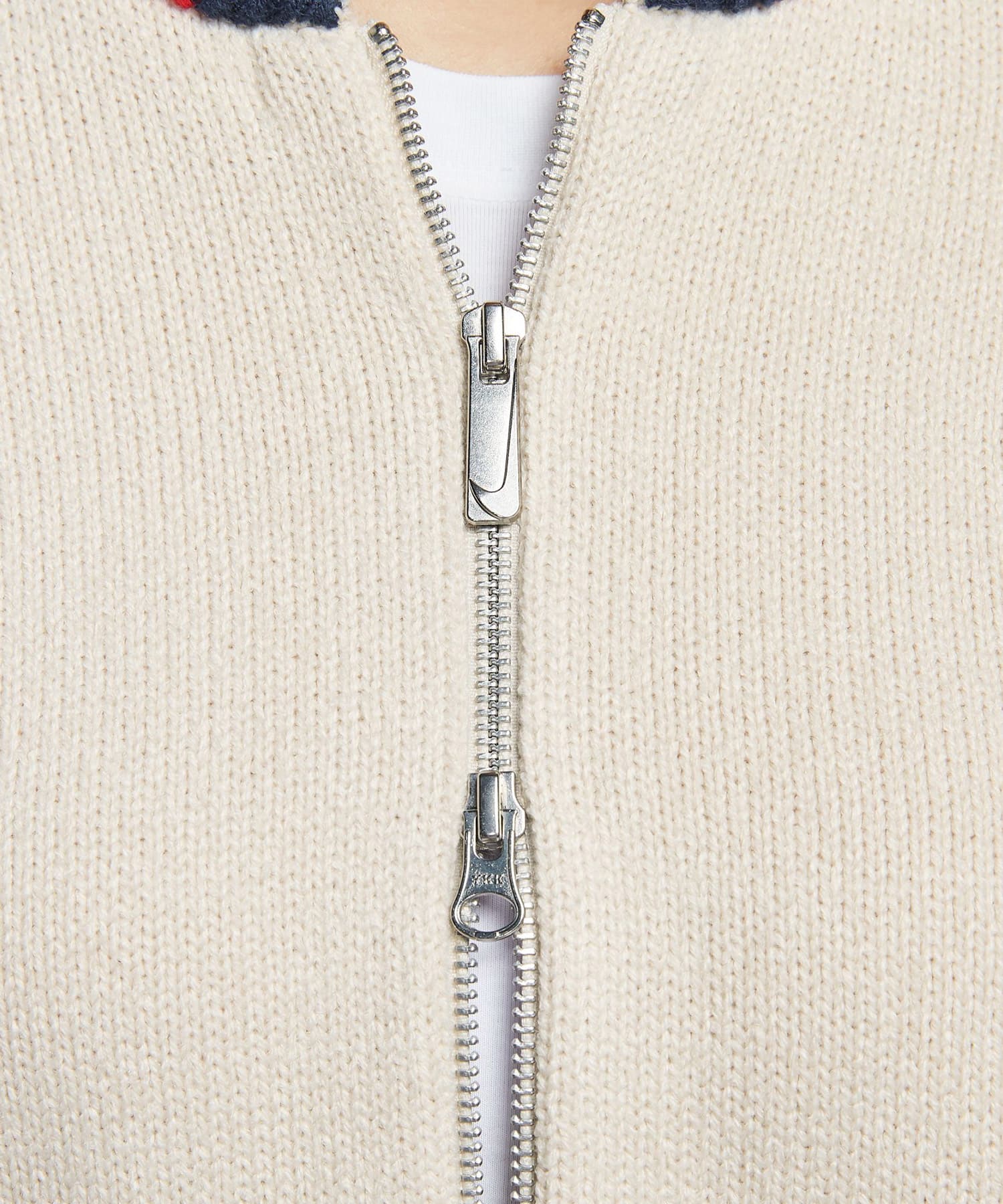 NIKE AS W NSW CARDIGAN STREET LT OREWOOD BRN/MIDNIGHT NAVY/SAILの画像