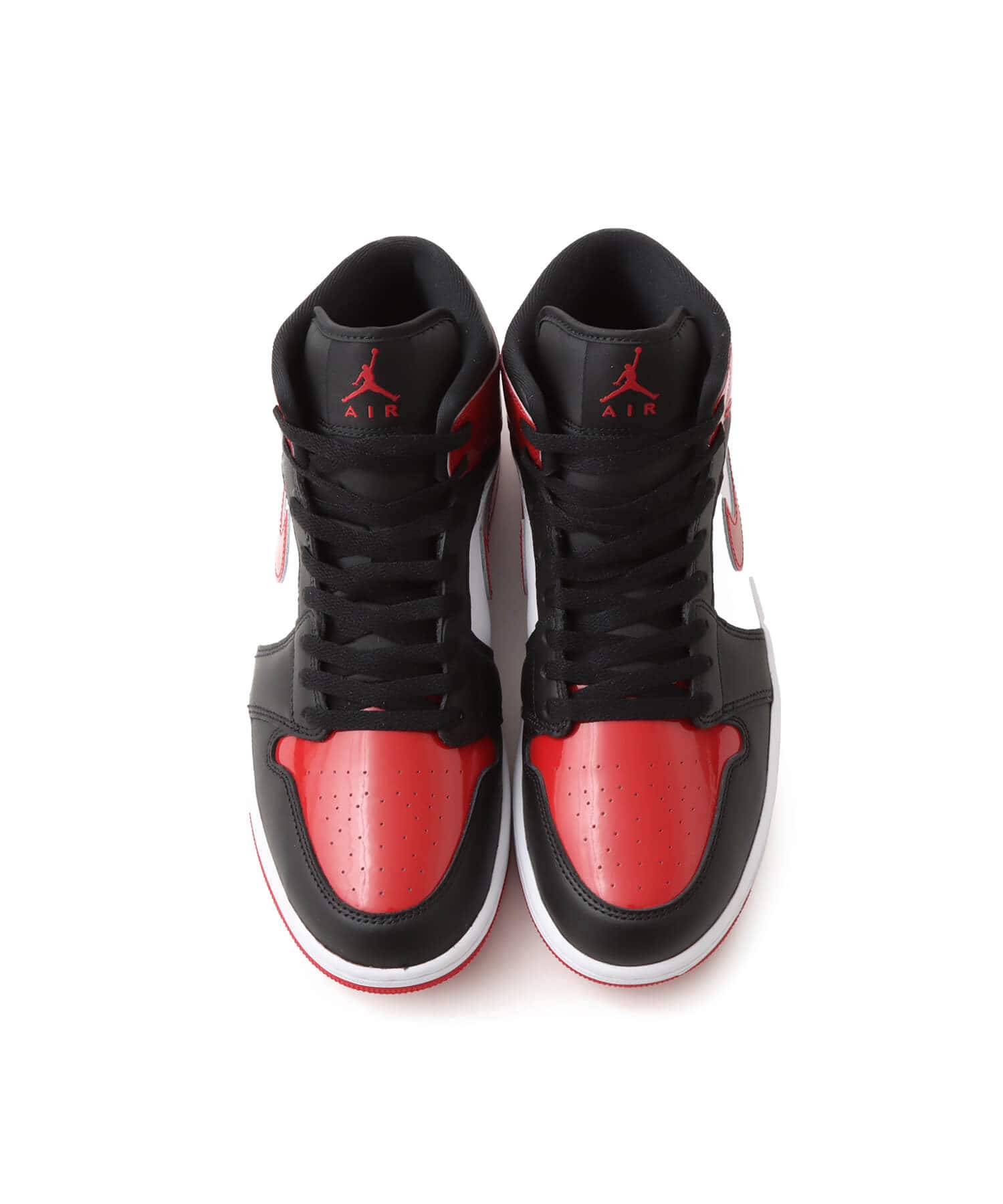 JORDAN BRAND AIR JORDAN 1 MID SE BLACK/VARSITY RED-WHITEの画像
