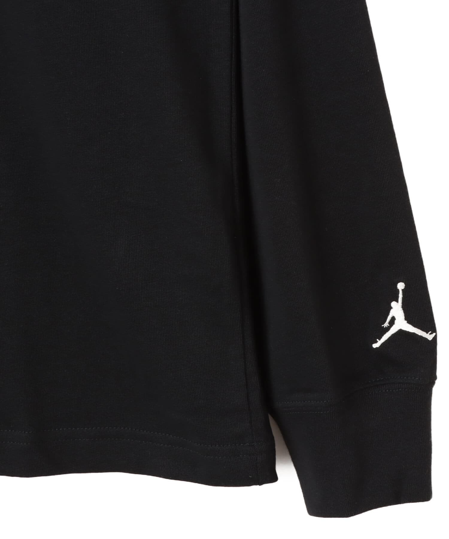 JORDAN BRAND M J BRK RLT LS POCKET CREW BLACK/SAILの画像