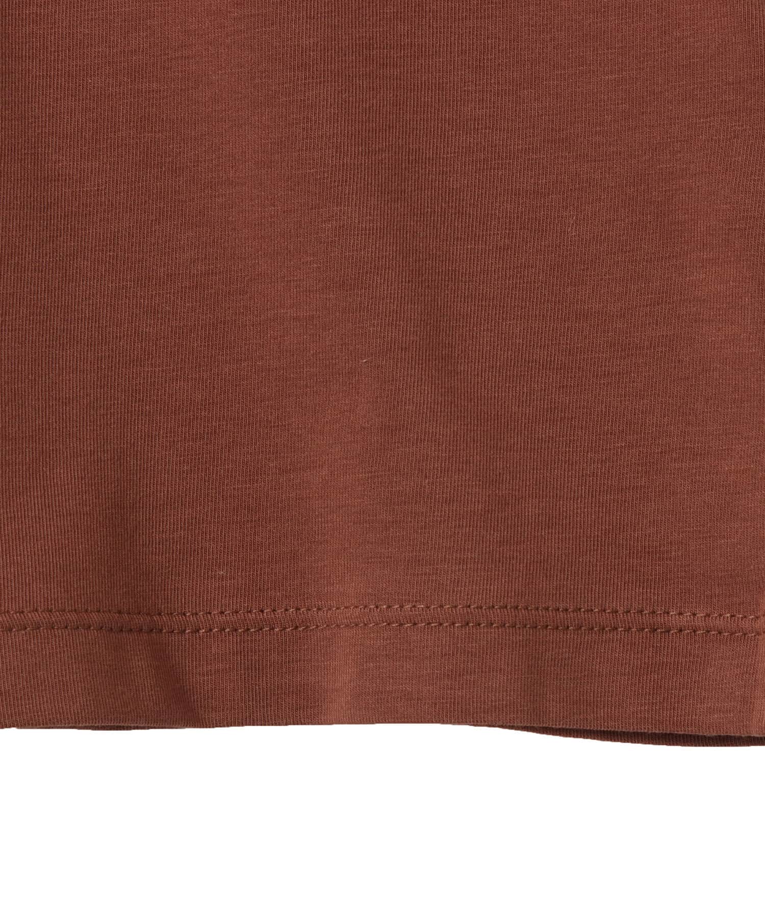 NIKE AS W NSW NK CHLL KNT MOCK TEE FAUNA BROWNの画像