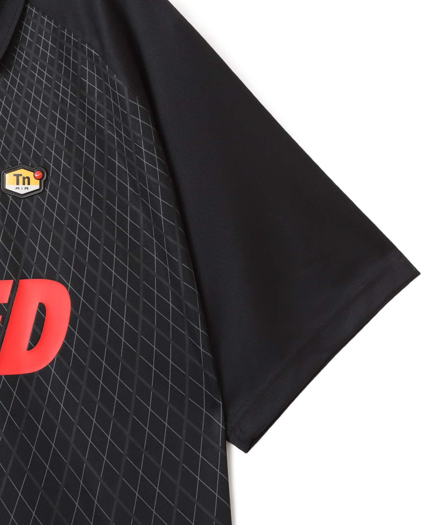 NIKE M NSW TN FB JERSEY BLACK/UNIVERSITY REDの画像