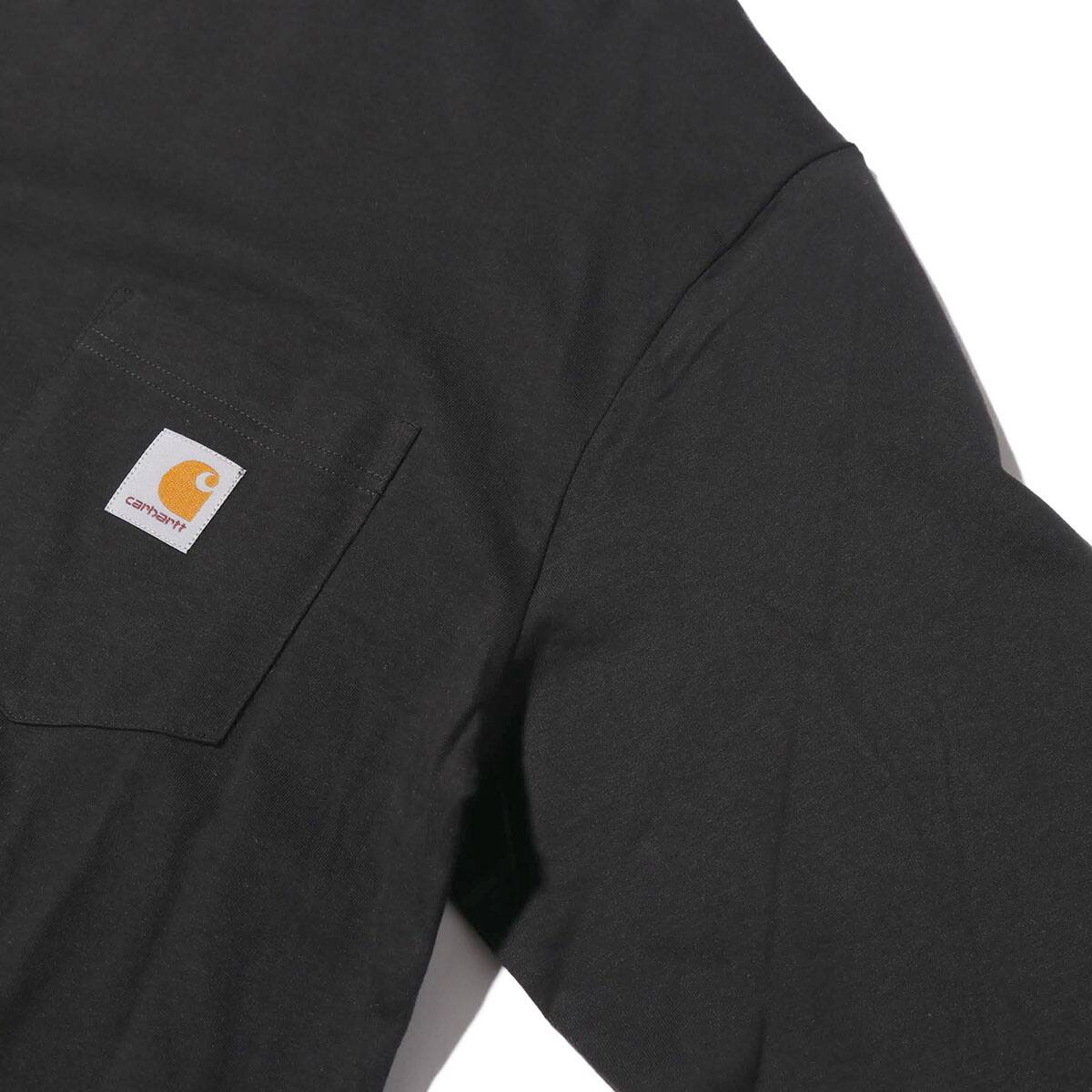 CARHARTT L/S POCKET T-SHIRT BLACK 19SS-Iの画像