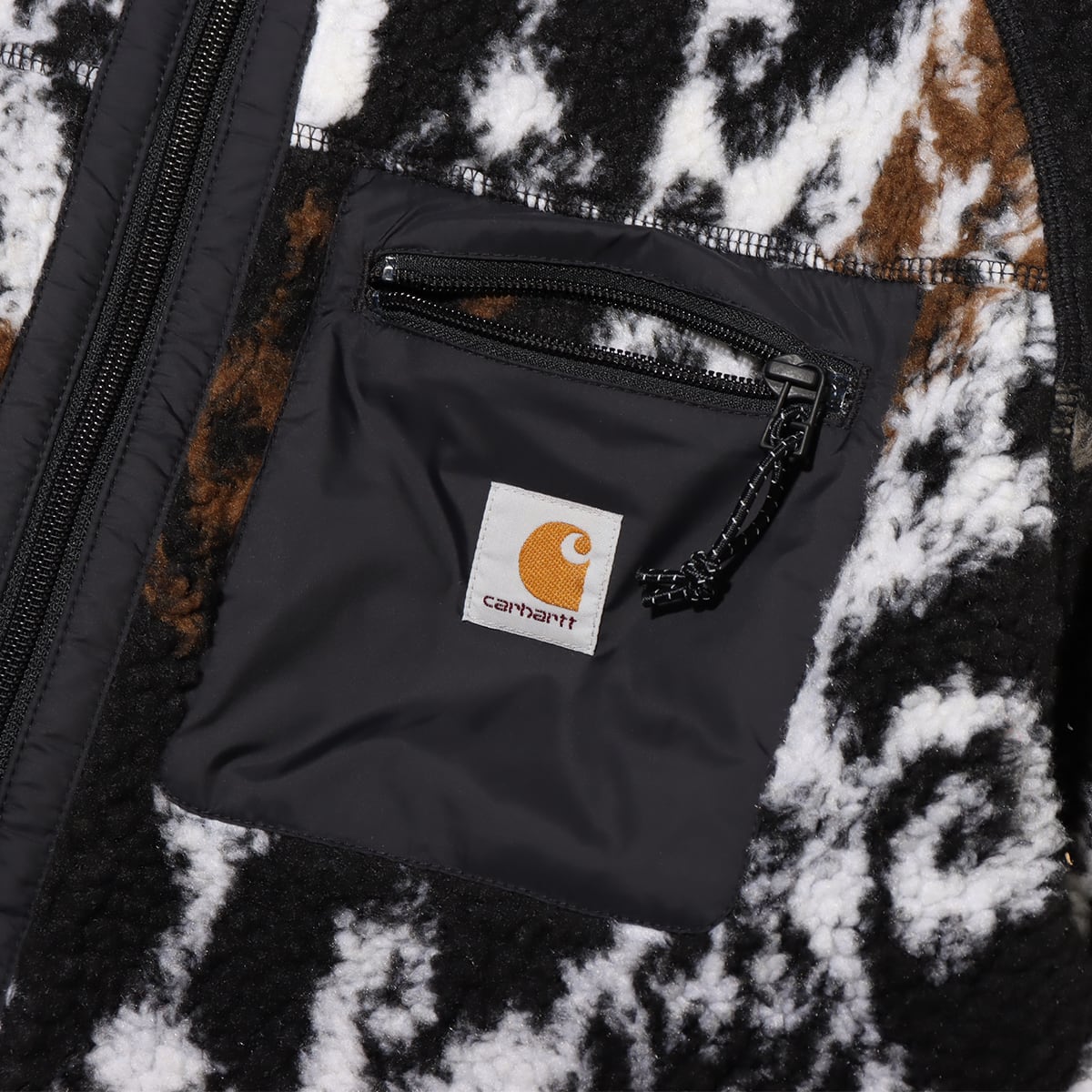 CARHARTT PRENTIS LINER Baru Jacquard, Black / Black 23FW-Iの画像