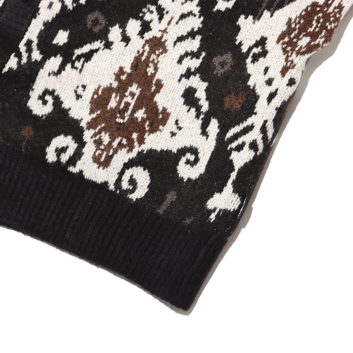 Carhartt Baru Cardigan Baru Jacquard Black 23fw I