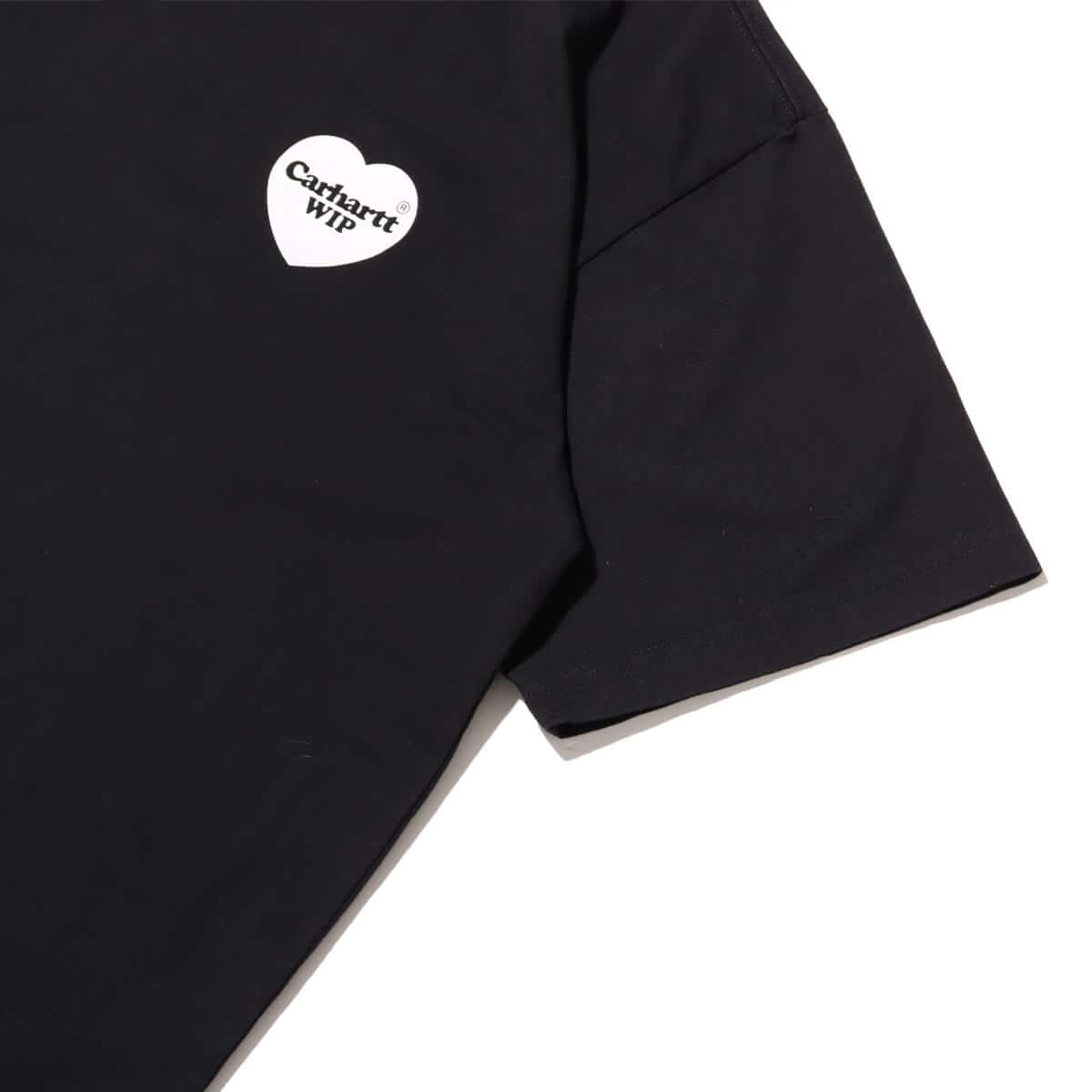 CARHARTT S/S HEART BANDANA T-SHIRT Black / White 24SS-Iの画像