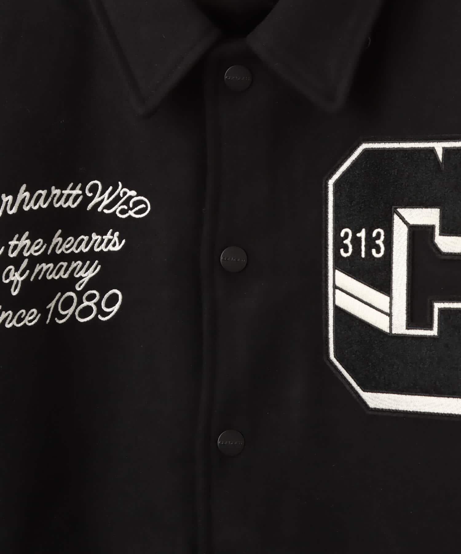 CARHARTT WORLD CLASSIC VARSITY Blackの画像