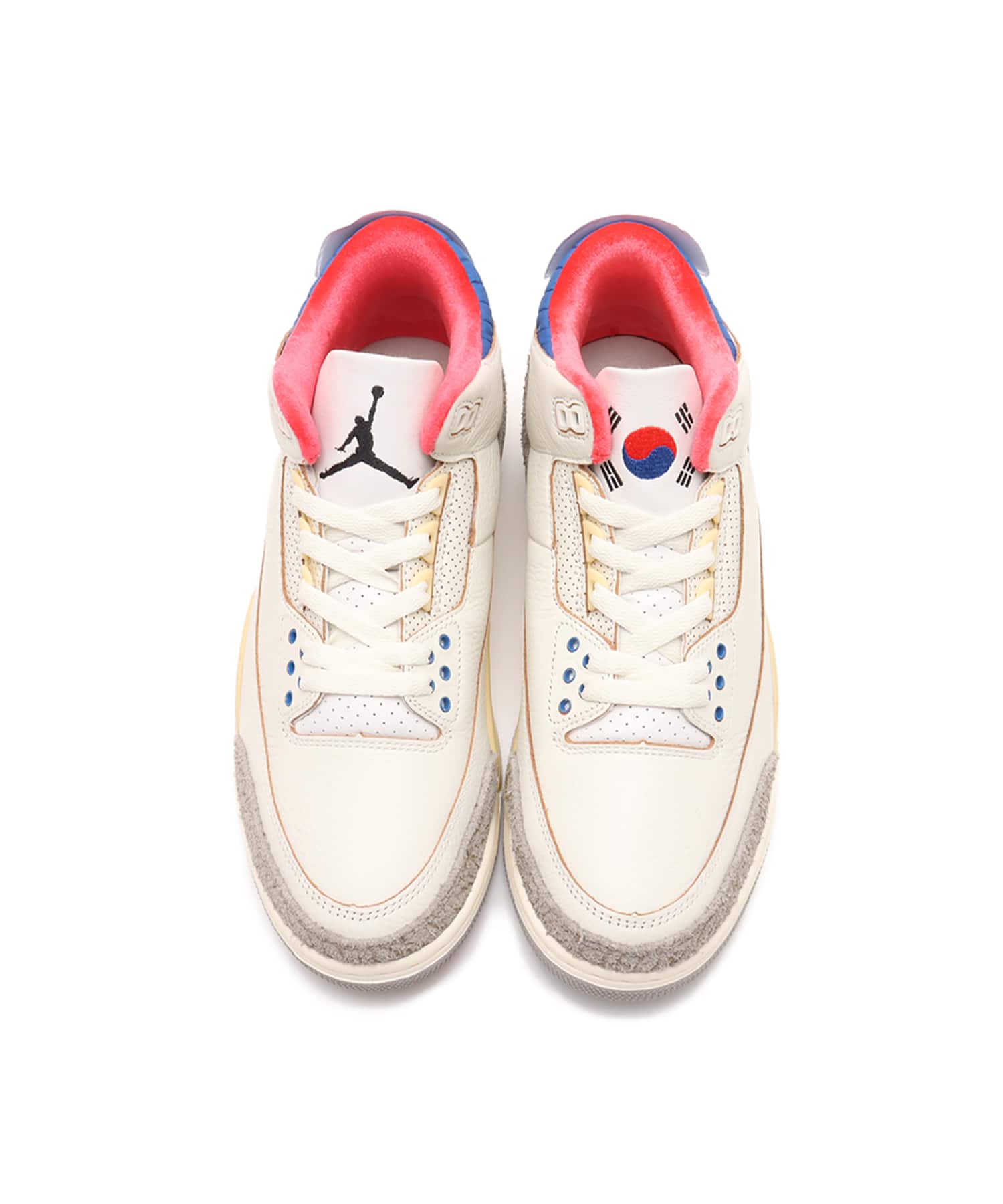 JORDAN BRAND AIR JORDAN 3 RETRO OG SP WHITE/BLACK-SPORT ROYAL-CHALLENGE REDの画像