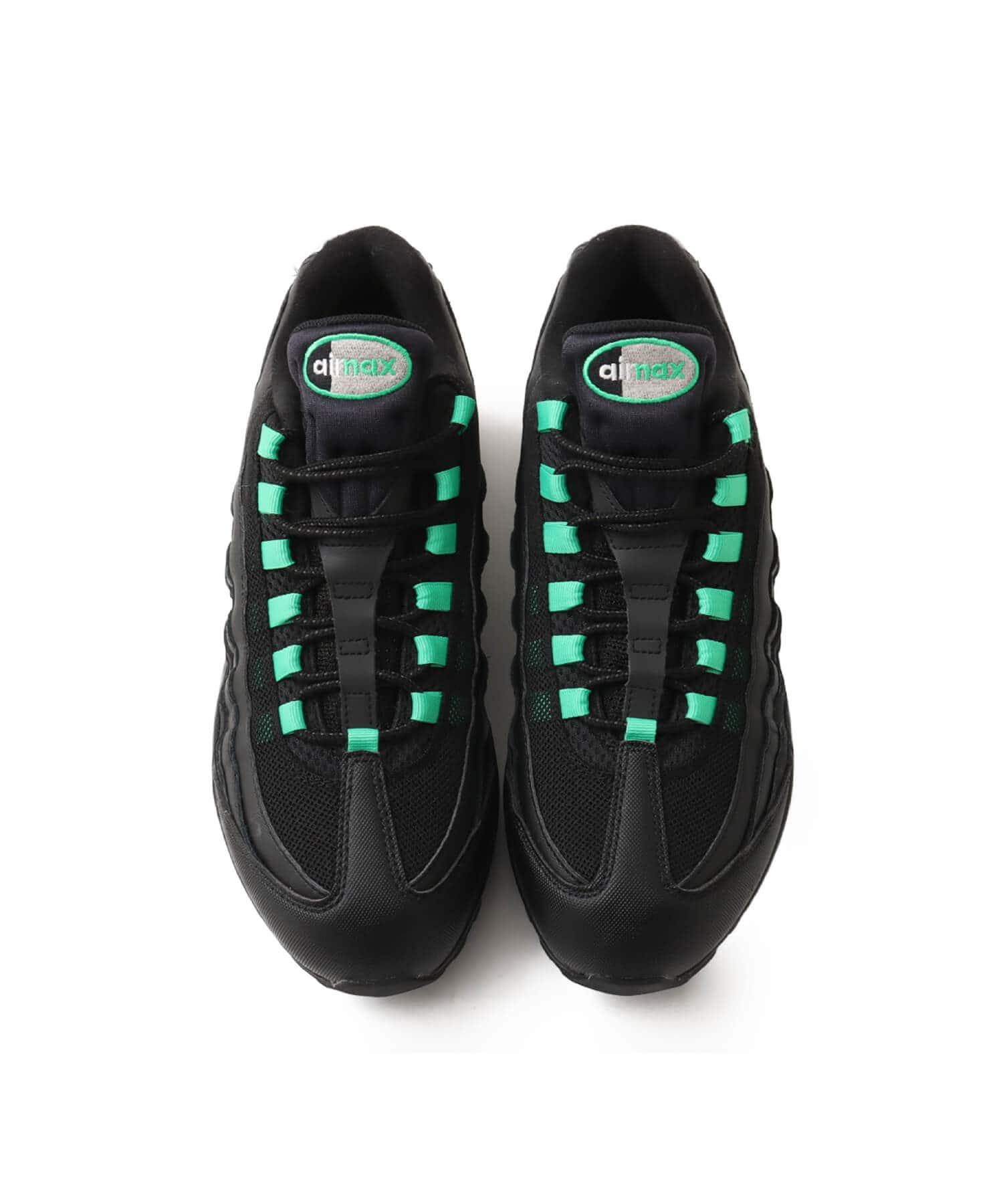 NIKE AIR MAX 95 OG BLACK/GREEN SHOCK-BLACK-PEARL GREYの画像