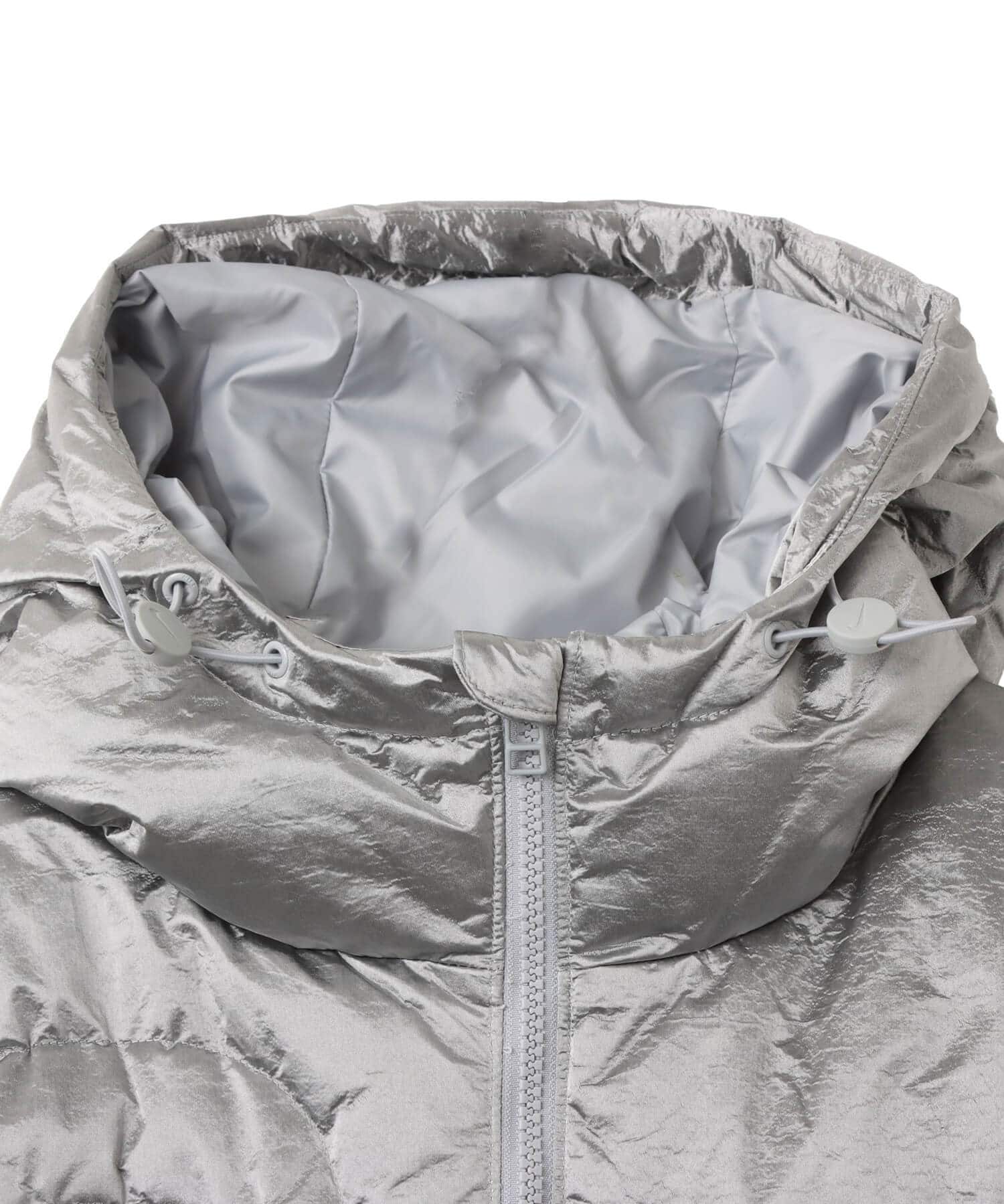 NIKE AS W NSW TF DWN MTLC SWSH PFR METALLIC SILVER/LT SMOKE GREYの画像