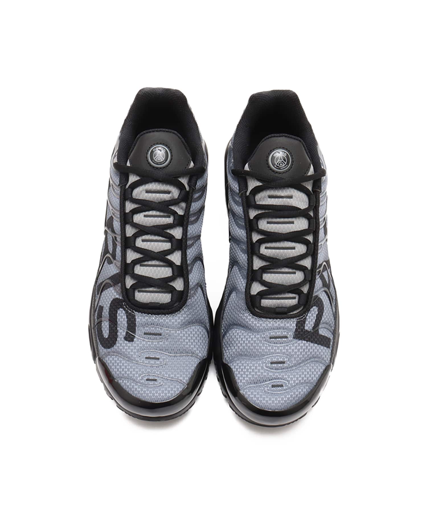 NIKE AIR MAX PLUS PRM BLACK/BLACK-PARTICLE GREY-ANTHRACITEの画像
