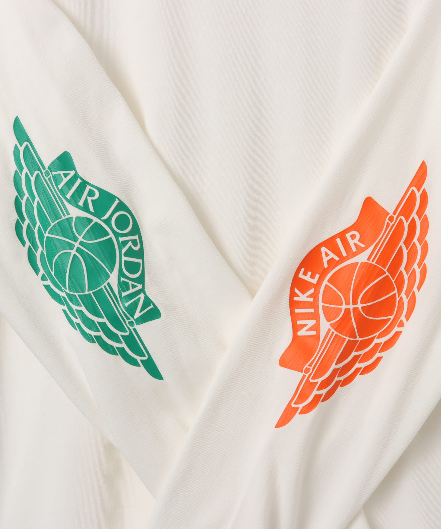 JORDAN BRAND M J RARE AIR WSH 85 LS CREW SAIL/BRILLIANT ORNGEの画像