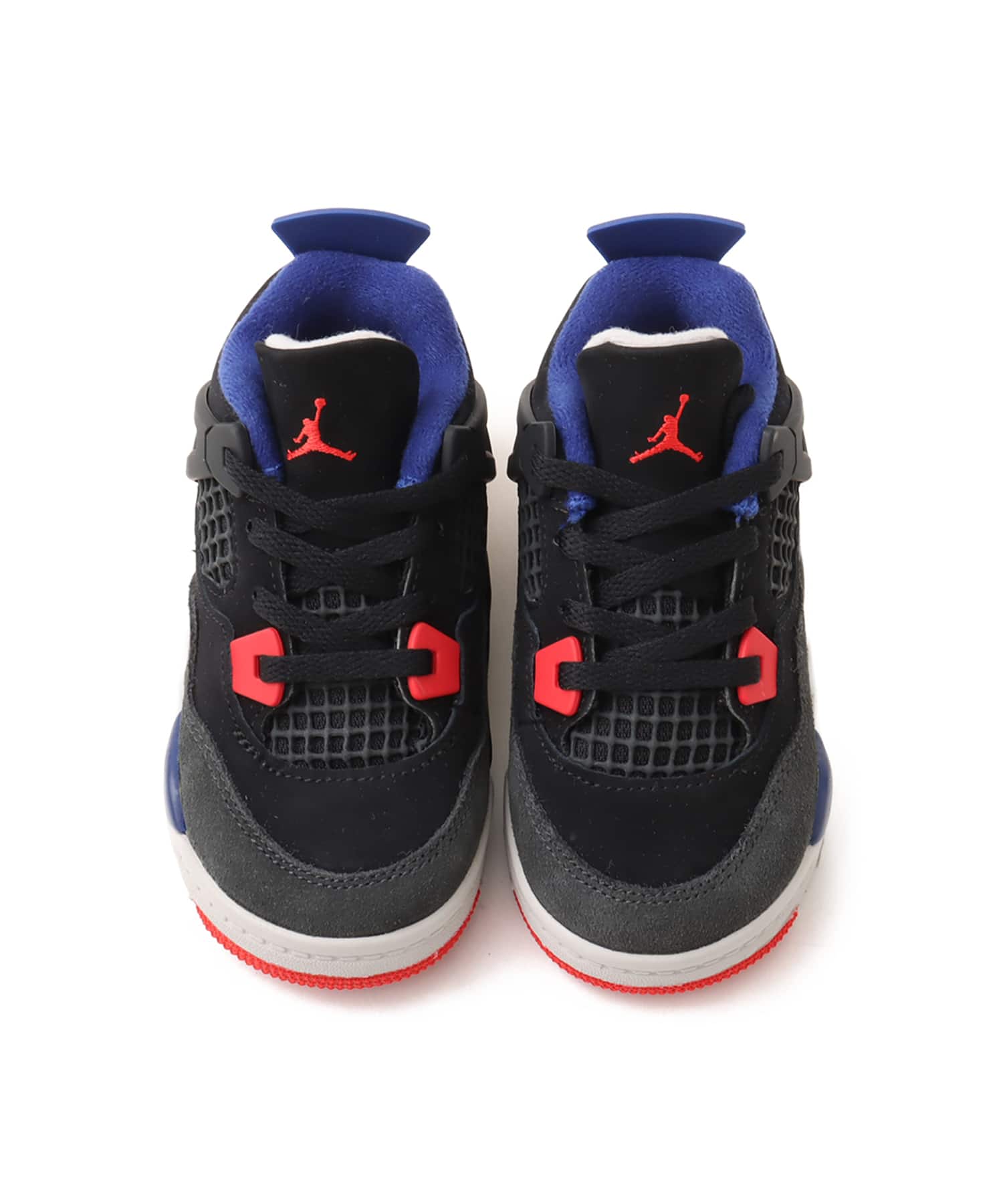 JORDAN BRAND JORDAN 4 RETRO OG (TD) BLACK/FIRE RED-DEEP ROYAL BLUEの画像