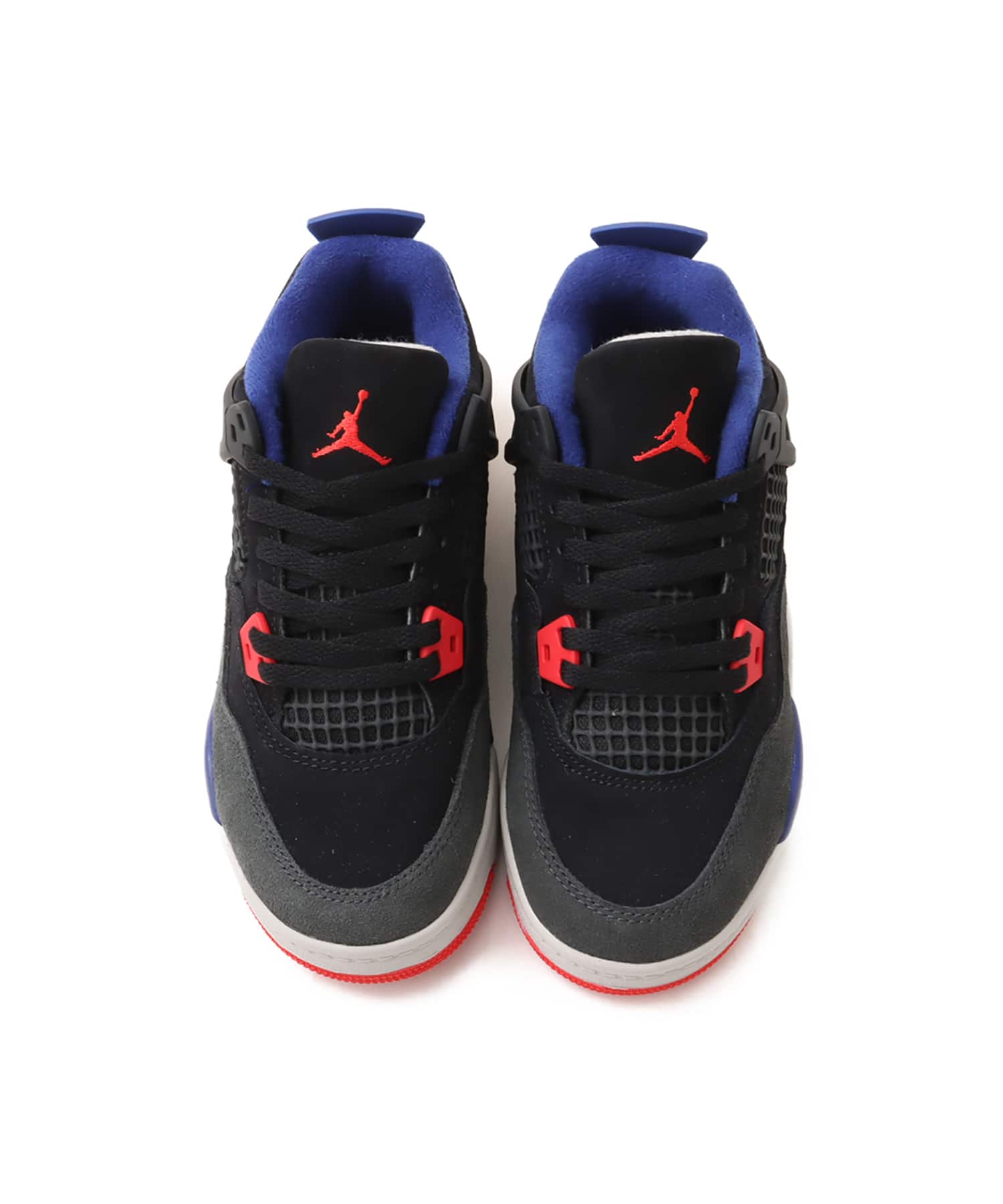JORDAN BRAND JORDAN 4 RETRO OG (PS) BLACK/FIRE RED-DEEP ROYAL BLUEの画像