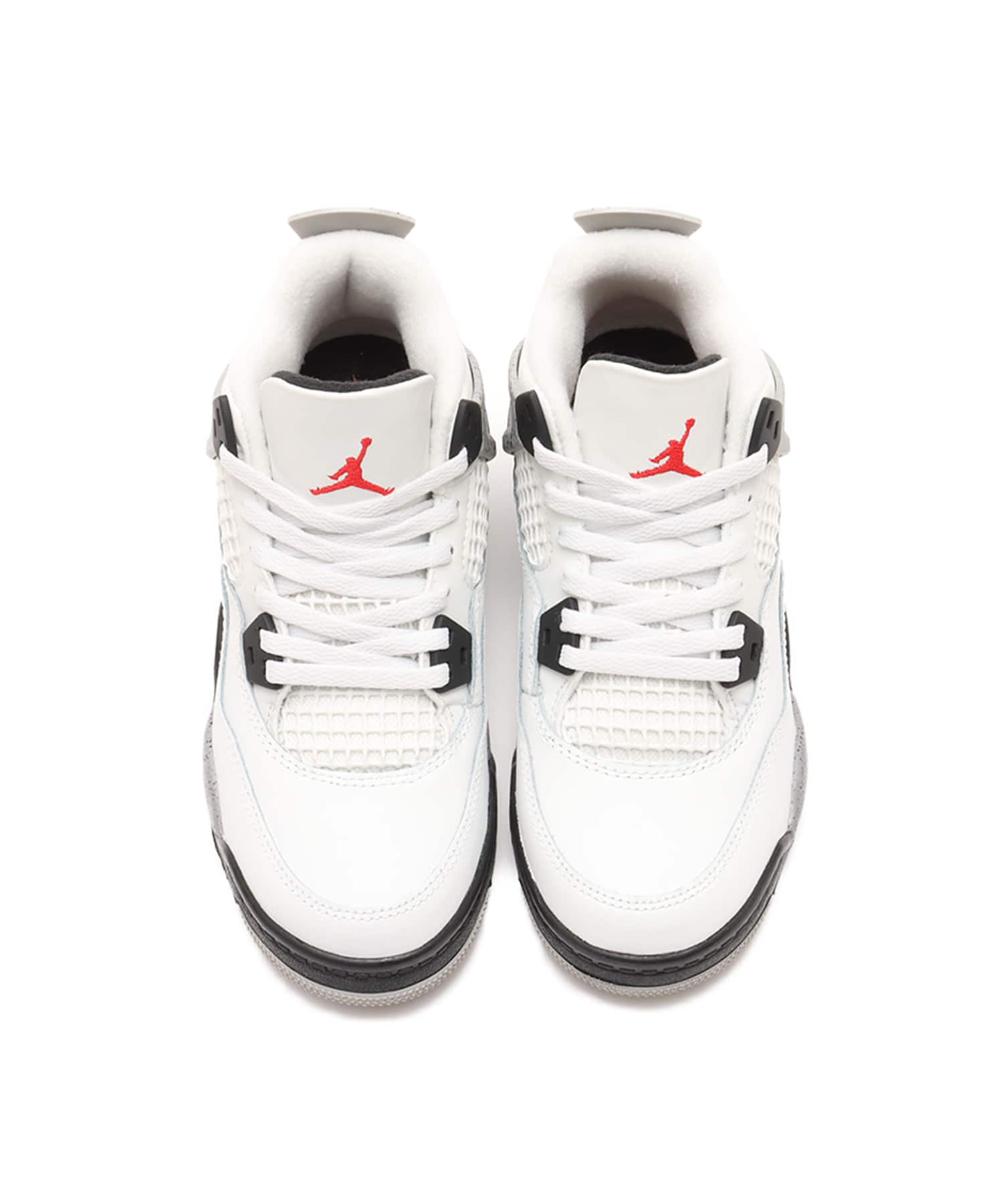 JORDAN BRAND JORDAN 4 RETRO OG (PS) SUMMIT WHITE/FIRE RED-CEMENT GREY-BLACKの画像
