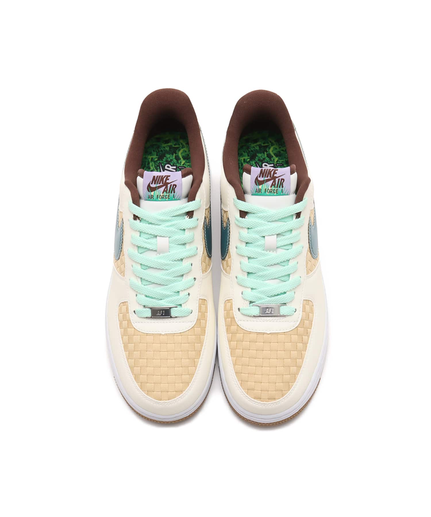 NIKE AIR FORCE 1 RETRO QS SUMMIT WHITE/GLACIER BLUE-MINT