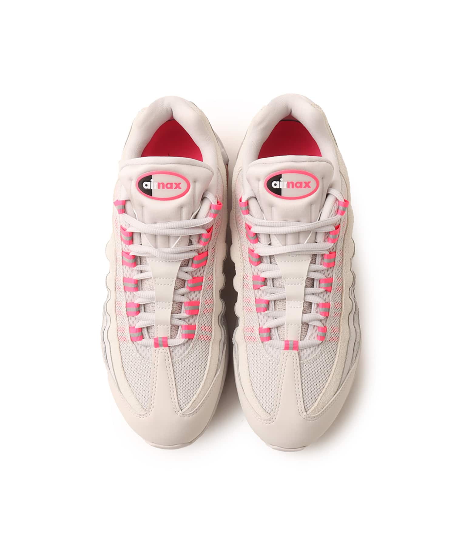 NIKE W AIR MAX 95 VAST GREY/HYPER PINK-PURE PLATINUMの画像