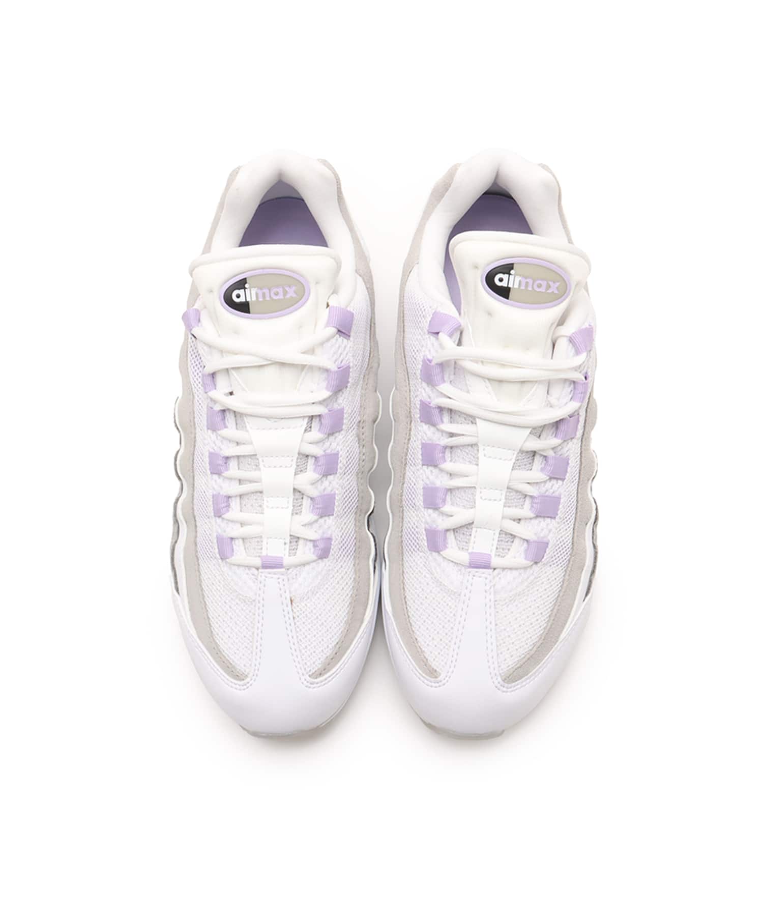 NIKE W AIR MAX 95 WHITE/HYDRANGEAS-LT GRAPHITE-PEARL GREYの画像