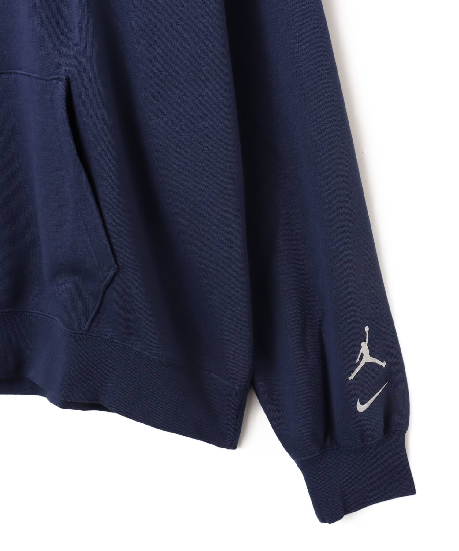 JORDAN BRAND M J MVP FLC PO HD LB MIDNIGHT NAVY/LT SMOKE GREYの画像