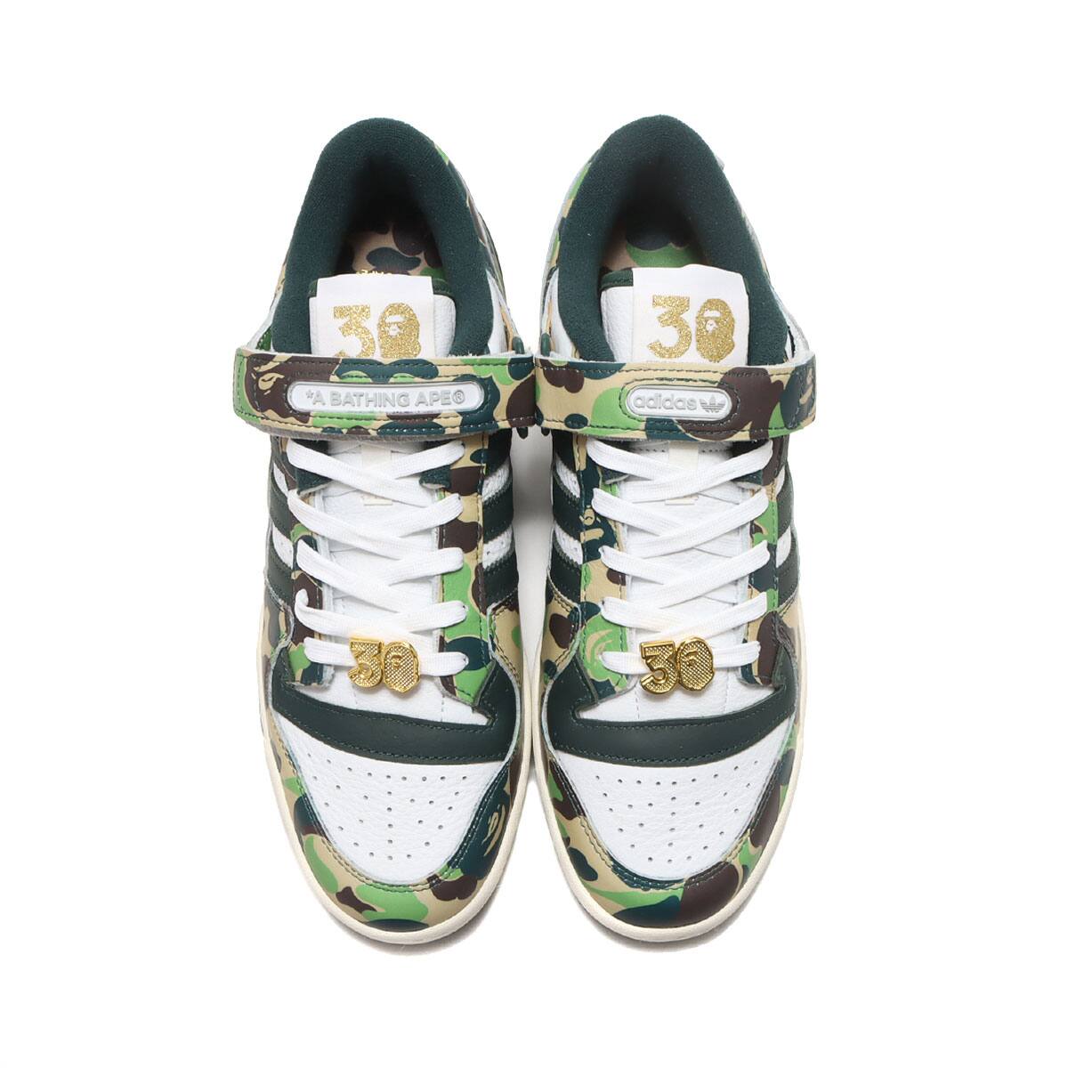 adidas FORUM 84 BAPE LOW FTWWHT/SUPCOL/OWHITE 23SS-S