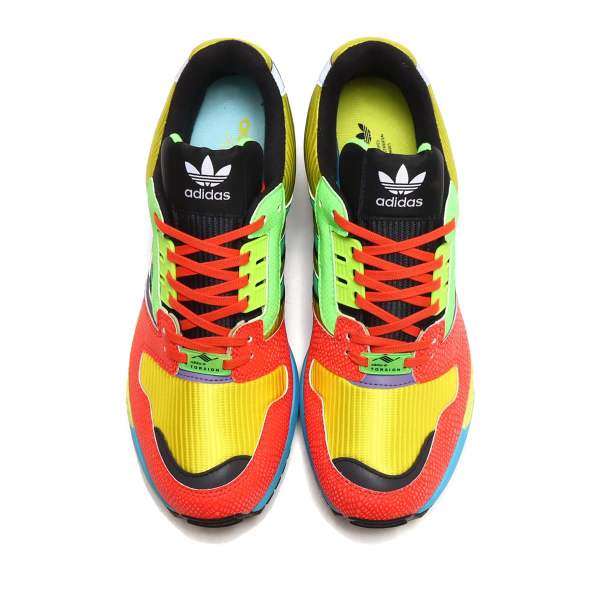 adidas Originals ZX8000 atmos “MASH UP” YELLOW/GREEN/TECH PURPLE 23SS-S