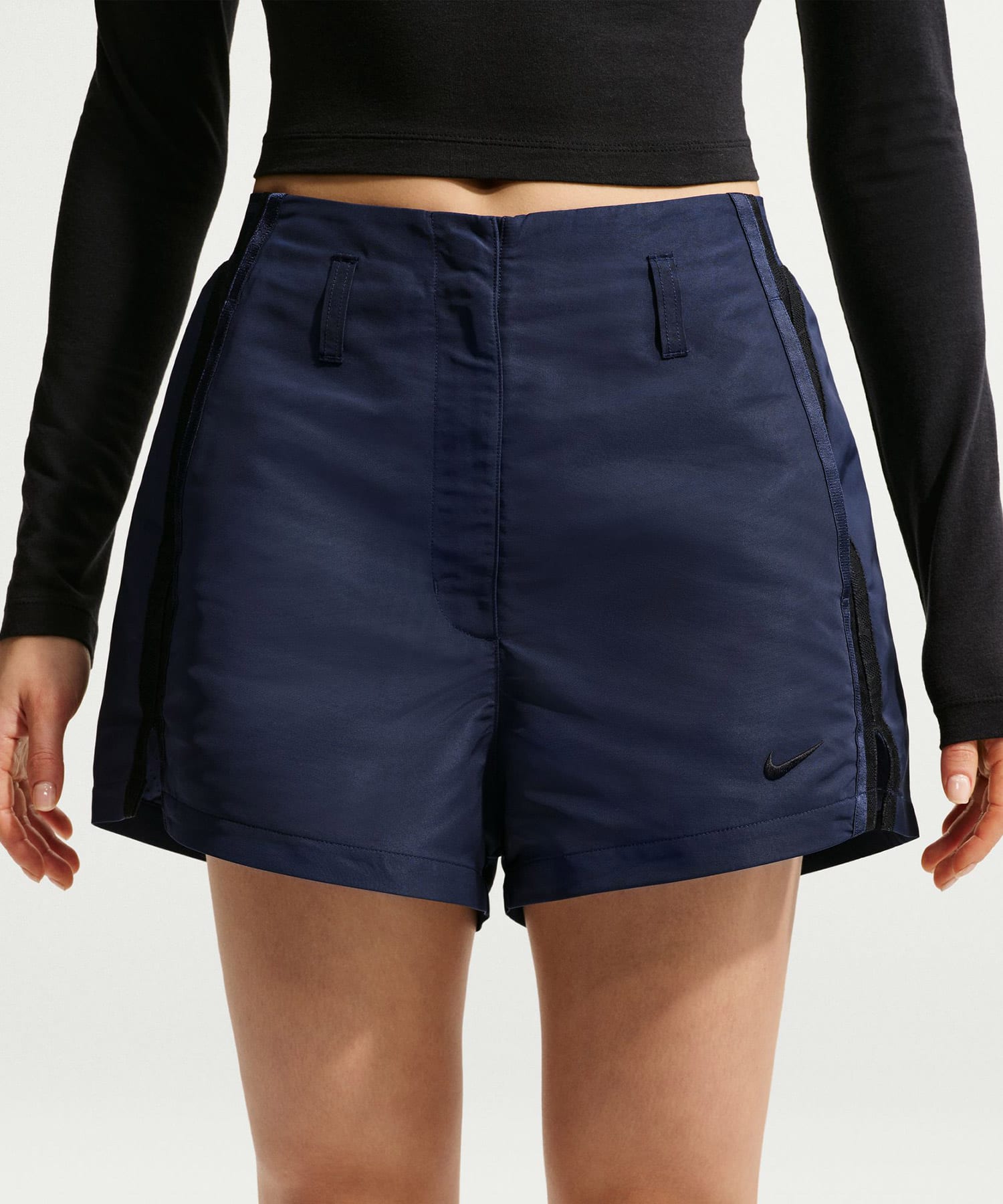 NIKE AS W NK ELEVATED STREET 2' SHO MIDNIGHT NAVY/BLACK/(BLACK)の画像