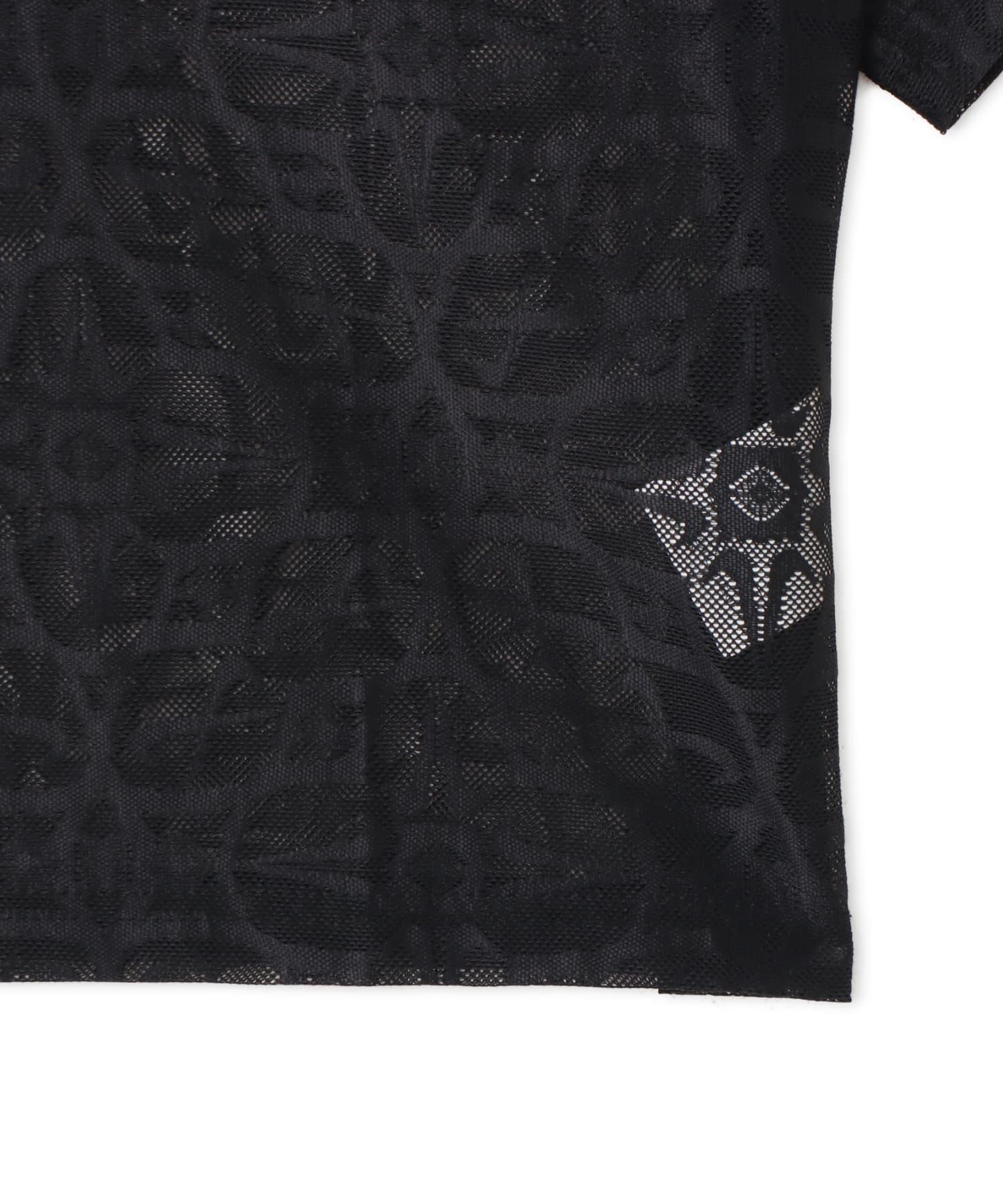 NIKE AS W NK STREET LACE POLO JSY BLACK/BLACK/(WHITE)の画像