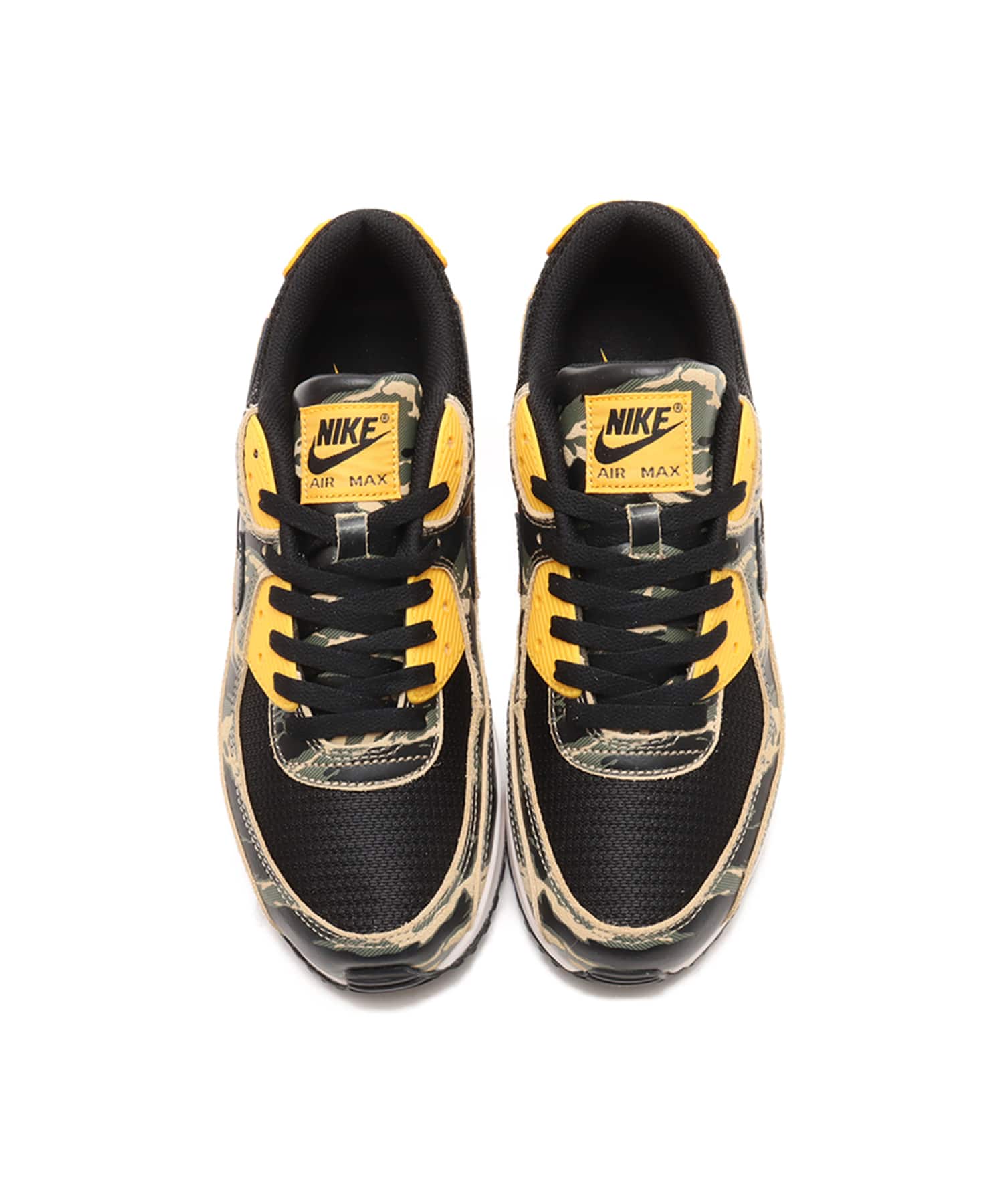 NIKE AIR MAX 90 PRM BLACK/BLACK-UNIVERSITY GOLD（ナイキ エア