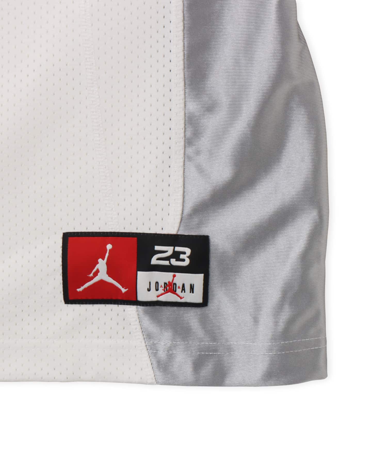 JORDAN BRAND M J FLT JERSEY SS TOP WHITE/LT SMOKE GREY/(BLACK)の画像