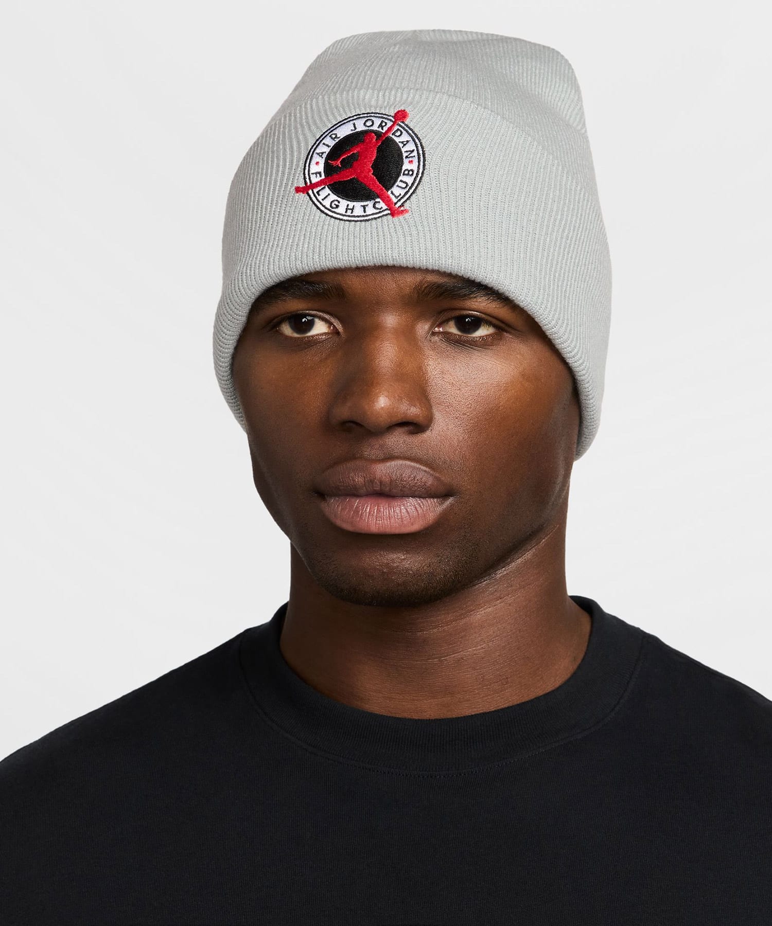 JORDAN BRAND U J PEAK BEANIE FLT CLUB GRAYの画像