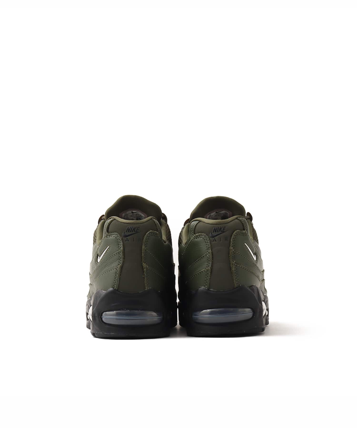 NIKE W AIR MAX 95 BIG BUBBLE CARGO KHAKI/MEDIUM OLIVE-BLACKの画像