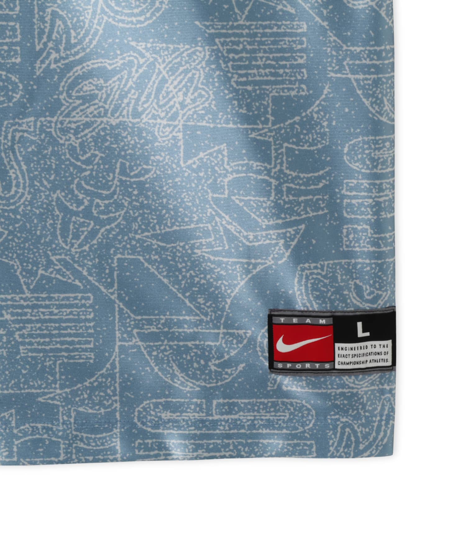 NIKE ENT M NK DF ENERGY TOP SS WORK BLUE/WHITE/(OBSIDIAN) (NO SPONSOR-PLYR)の画像