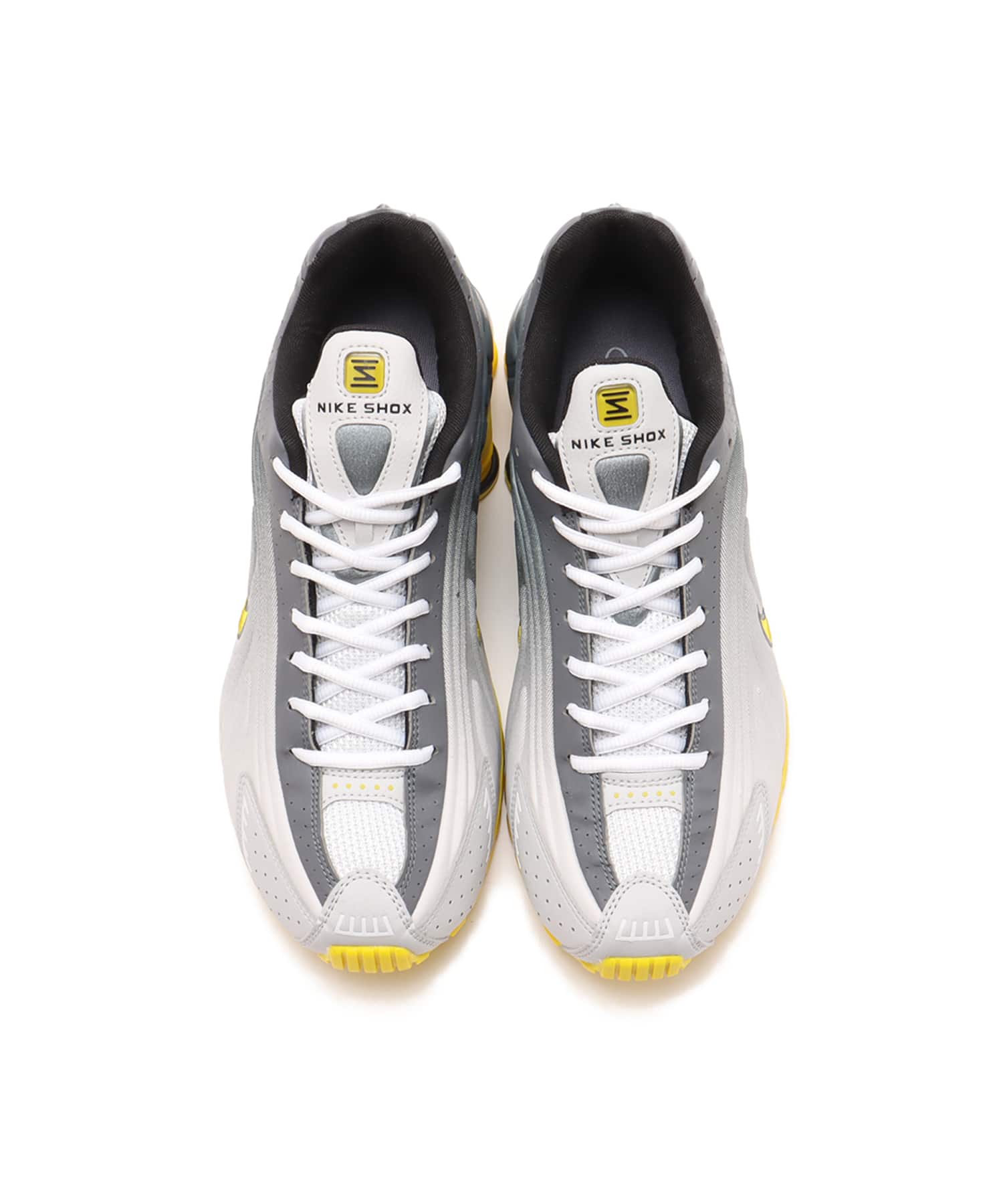 NIKE SHOX R4 SE VAST GREY/BRIGHT CITRON-LT GRAPHITEの画像