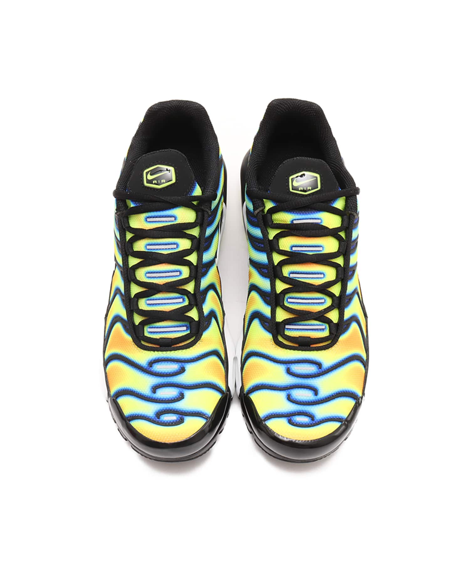 NIKE AIR MAX PLUS BLACK/WHITE-SUNDIAL-NEON YELLOWの画像
