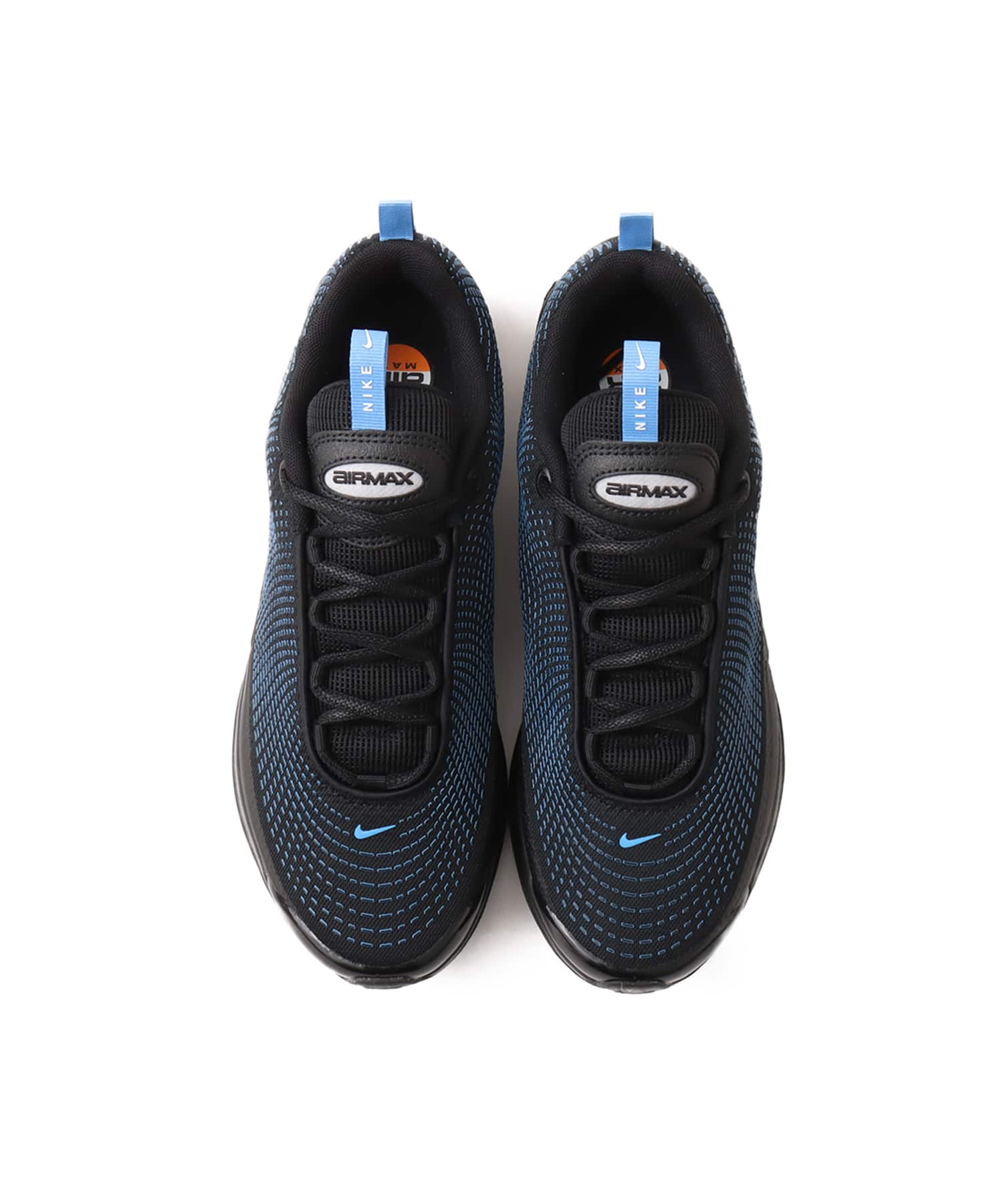NIKE AIR MAX DN BLACK/UNIVERSITY BLUE-WOLF GREY-BLACKの画像