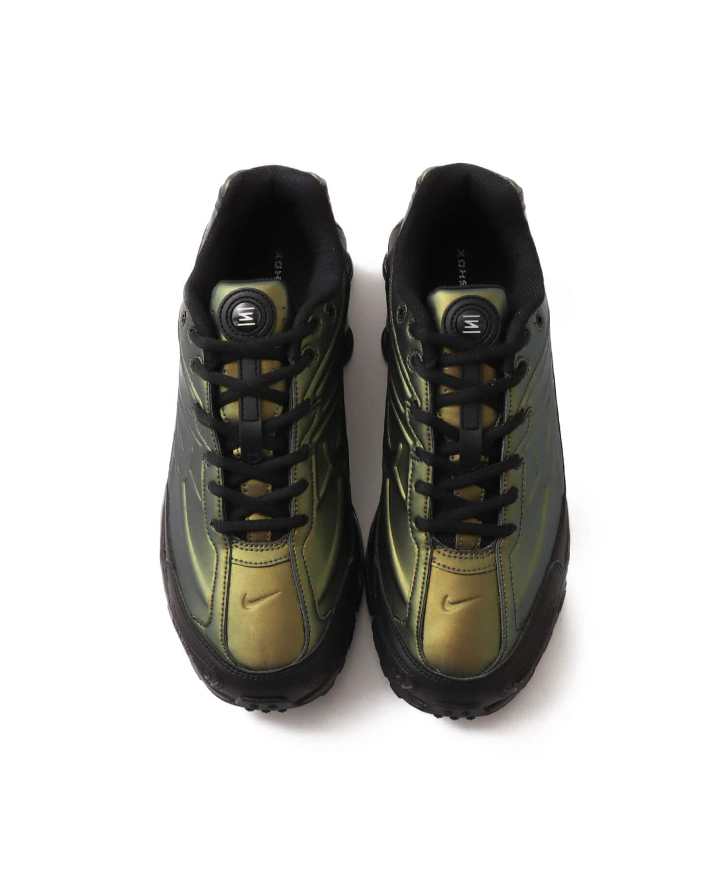 NIKE SHOX RIDE 2 BLACK/BLACK-OLIVE FLAK-METALLIC SILVERの画像