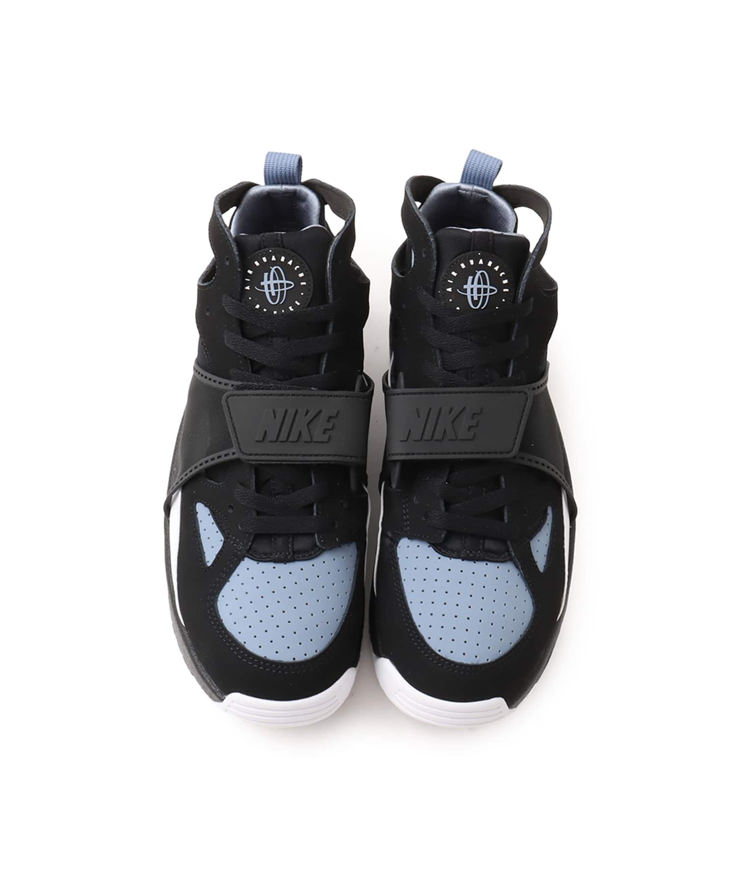 NIKE AIR TRAINER HUARACHE BLACK/COOL BLUE-WHITEの画像