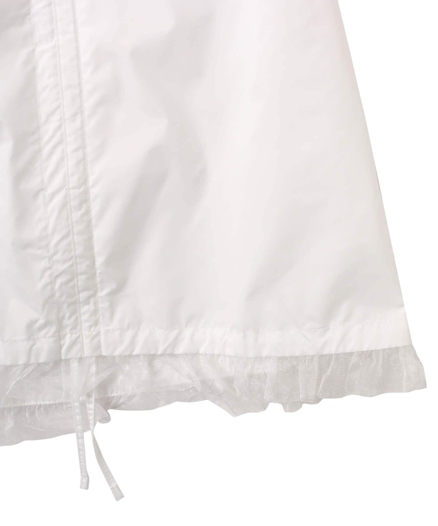 NIKE AS W NSW RCHED WVN SKIRT GCEL WHITEの画像