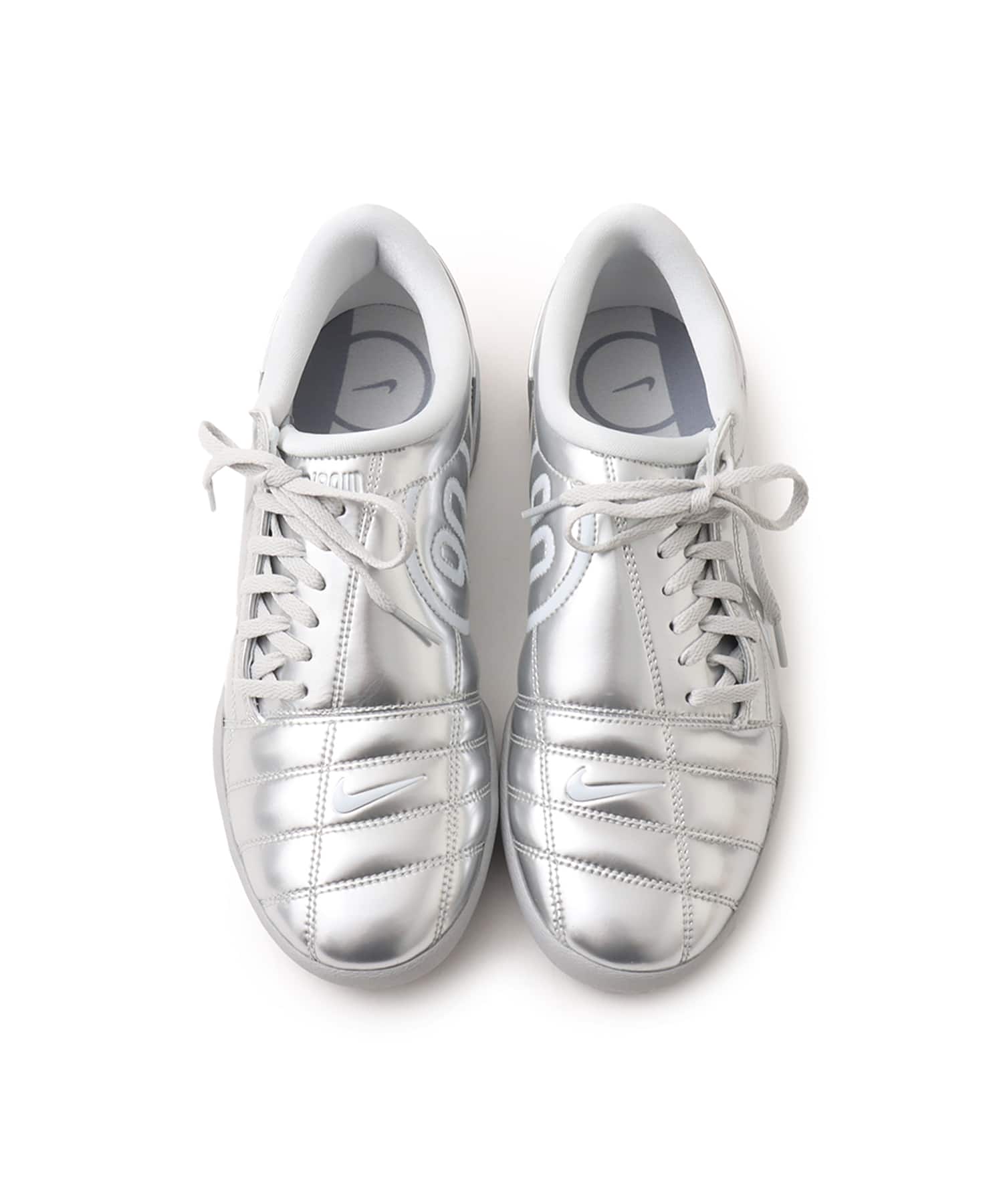 NIKE WMNS T90 MTLC PLATINUM/PHOTON DUSTの画像