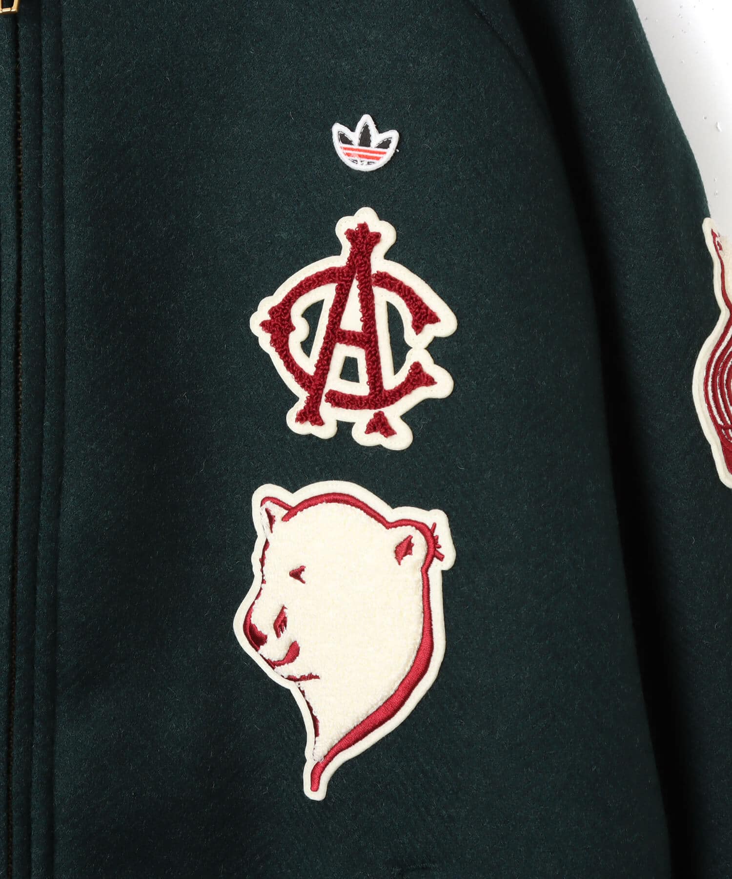 adidas CLOT WARMUP JACKET BY EDISON CHEN グリーンナイトの画像