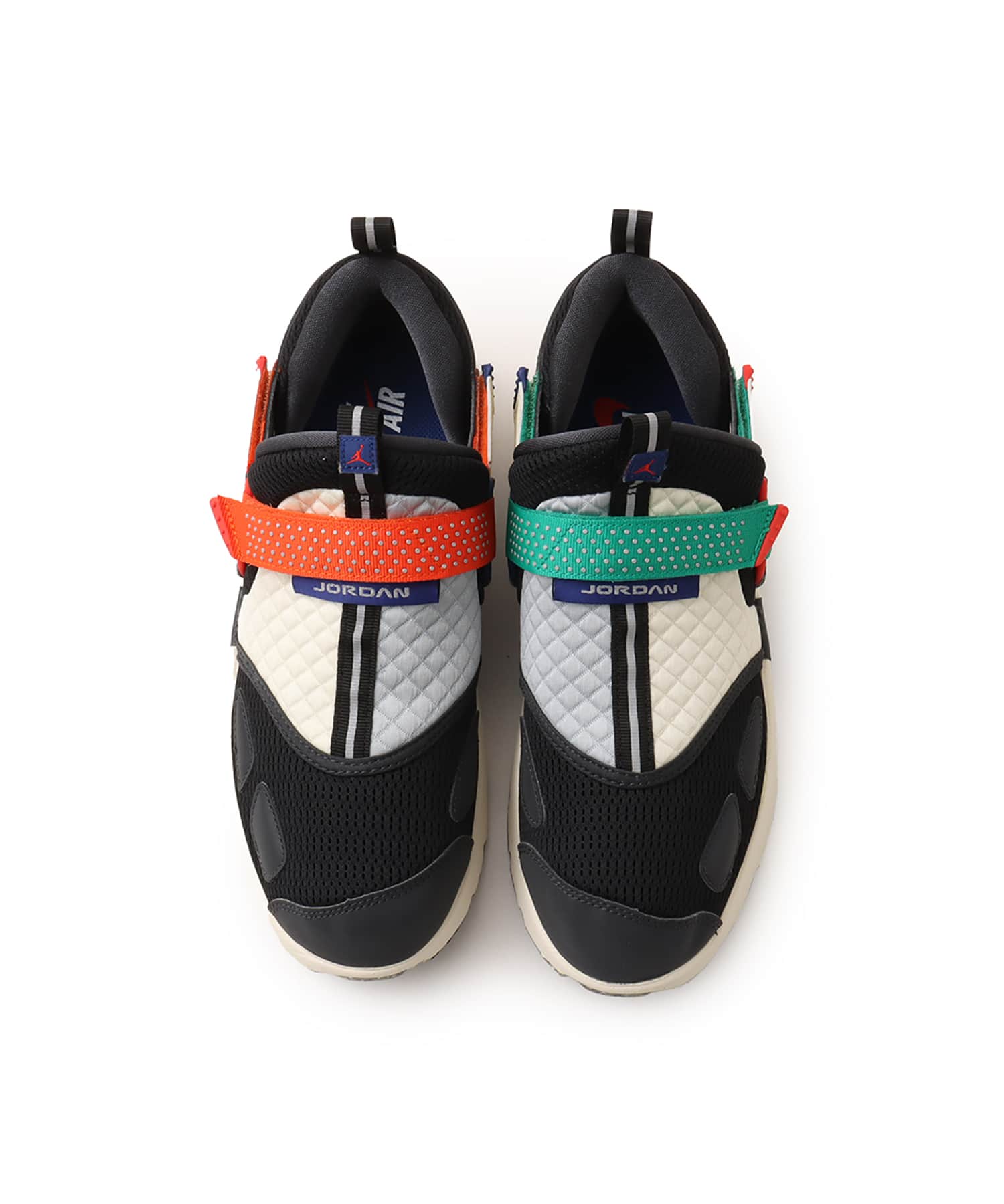 JORDAN BRAND WMNS JORDAN TRUNNER LX RA BLACK/WHITE-COCONUT MILK-ORANGE BLAZEの画像