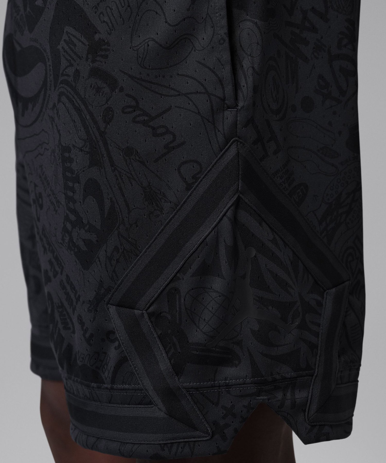 JORDAN BRAND M J DF SPRT AOP DMND SHORT BLACKの画像