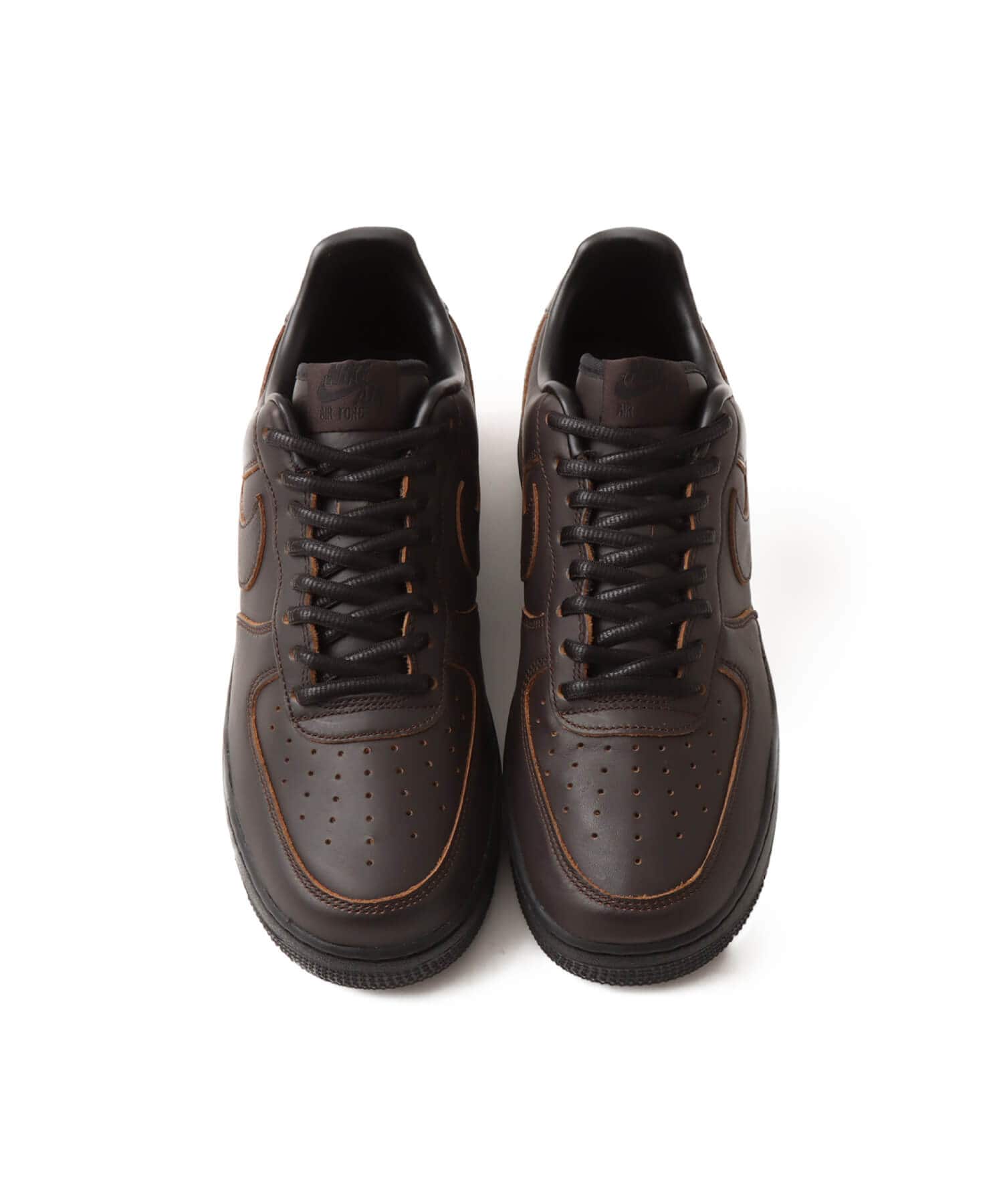 NIKE AIR FORCE 1 '07 PRM VELVET BROWN/VELVET BROWN-BLACKの画像