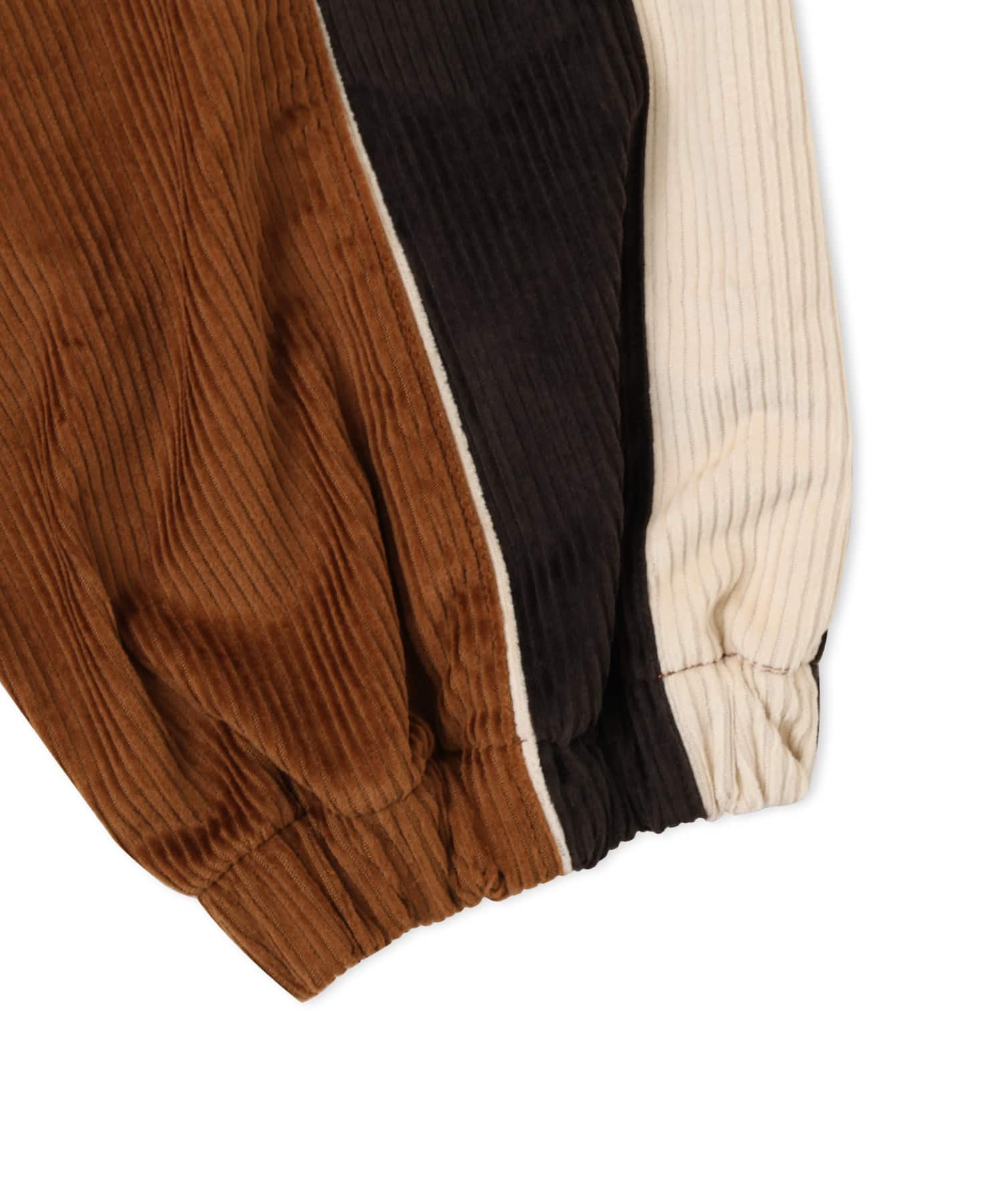 JORDAN BRAND M J FLT CORD HALF ZIP WHITEの画像