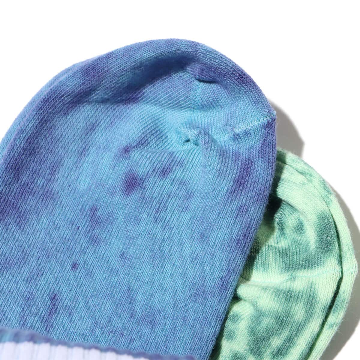 adidas TIEDYE SOCK 2P PACK PREBLU/NGTFLA/SEGRSP 24SS-Iの画像