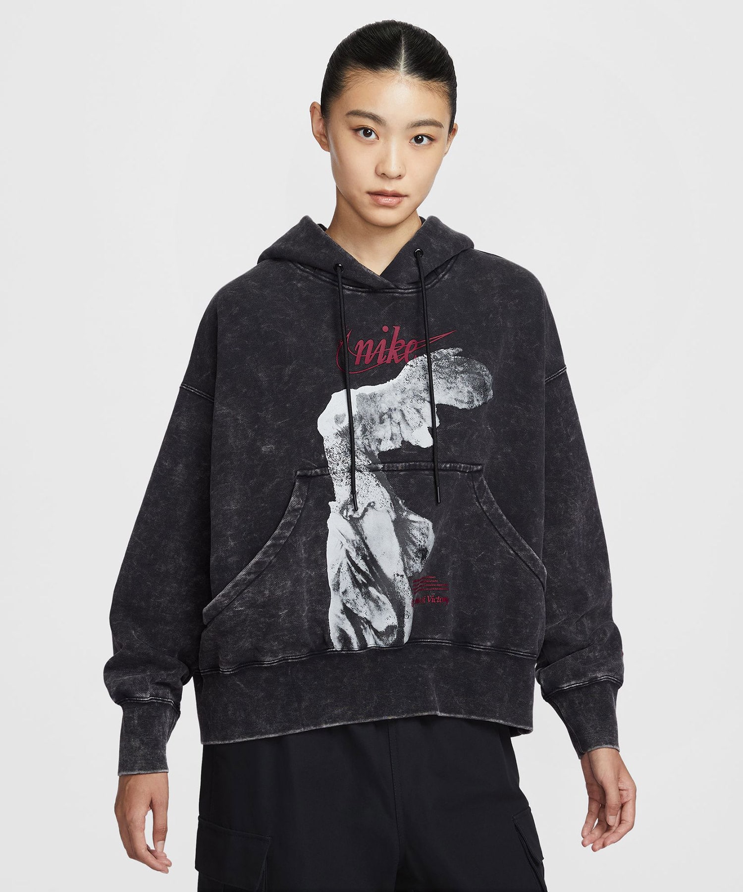 NIKE AS W NSW GFX FLC OS PO HD GCEL BLACKの画像