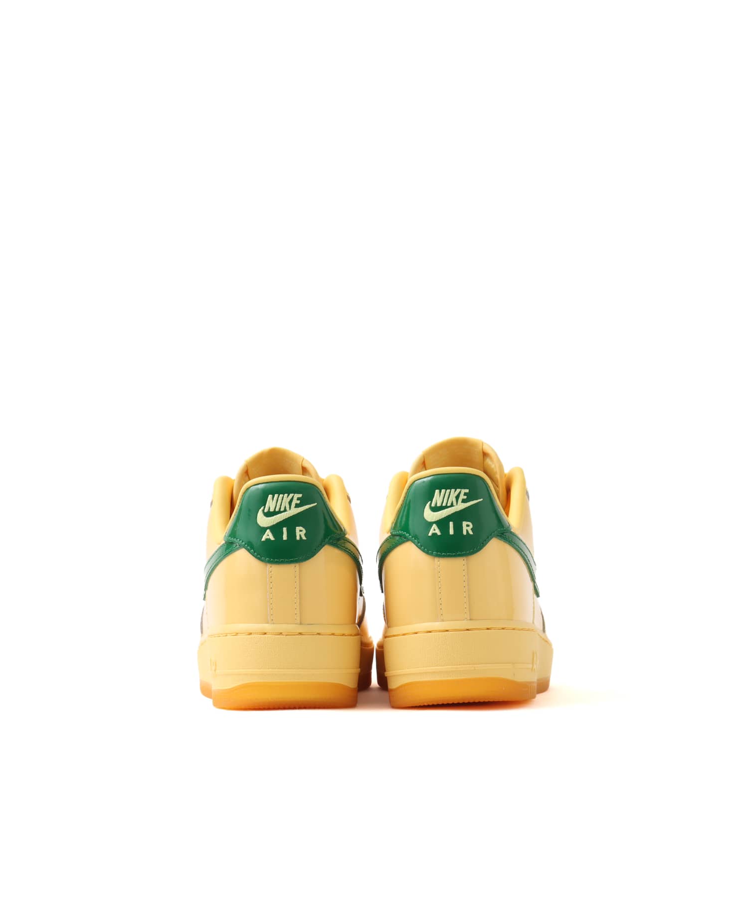 NIKE AIR FORCE 1 LOW QS TOPAZ GOLD/PINE GREEN-LT LASER ORANGEの画像