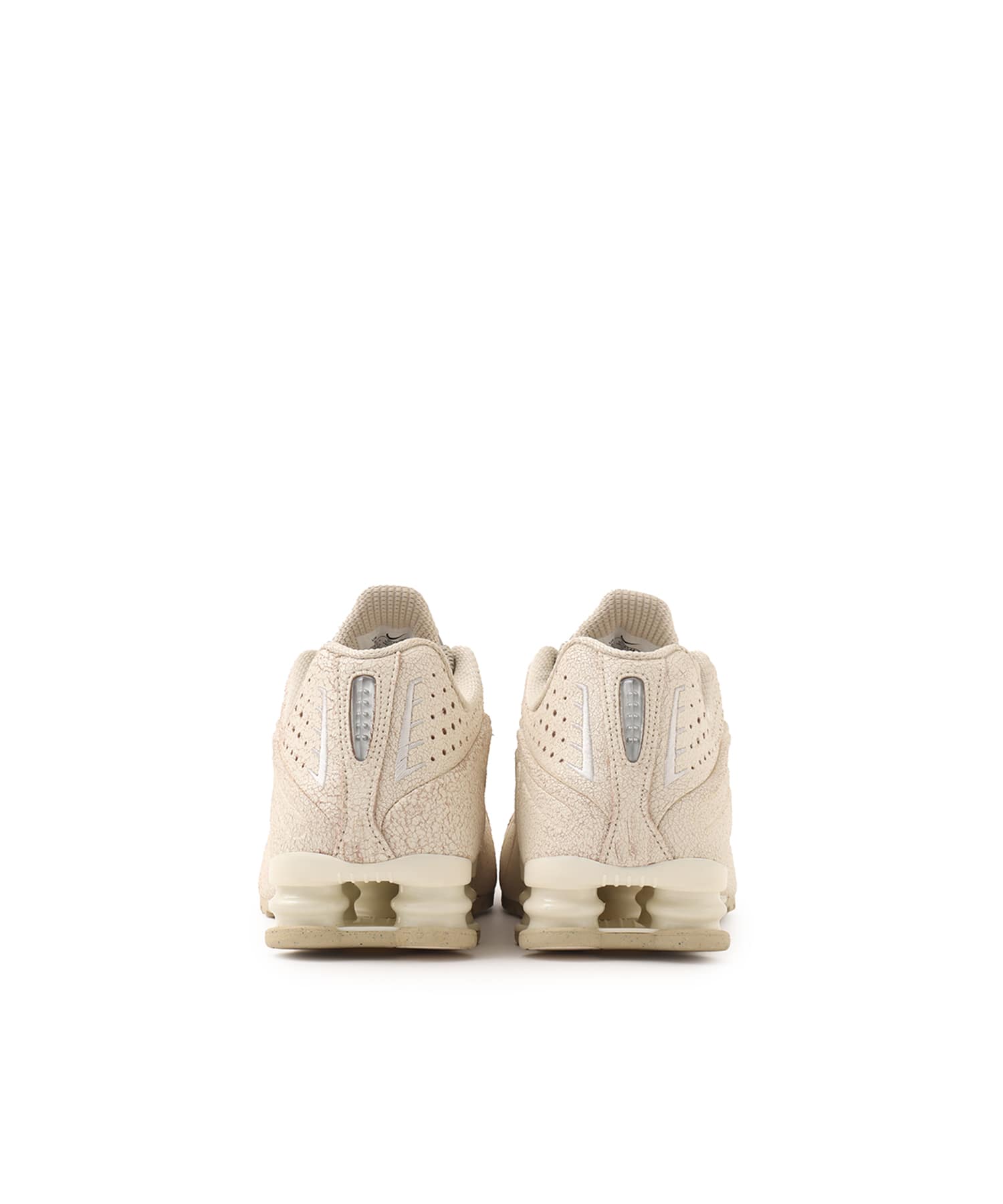 NIKE NIKE SHOX R4 QS NATURAL/NET-METALLIC SILVERの画像