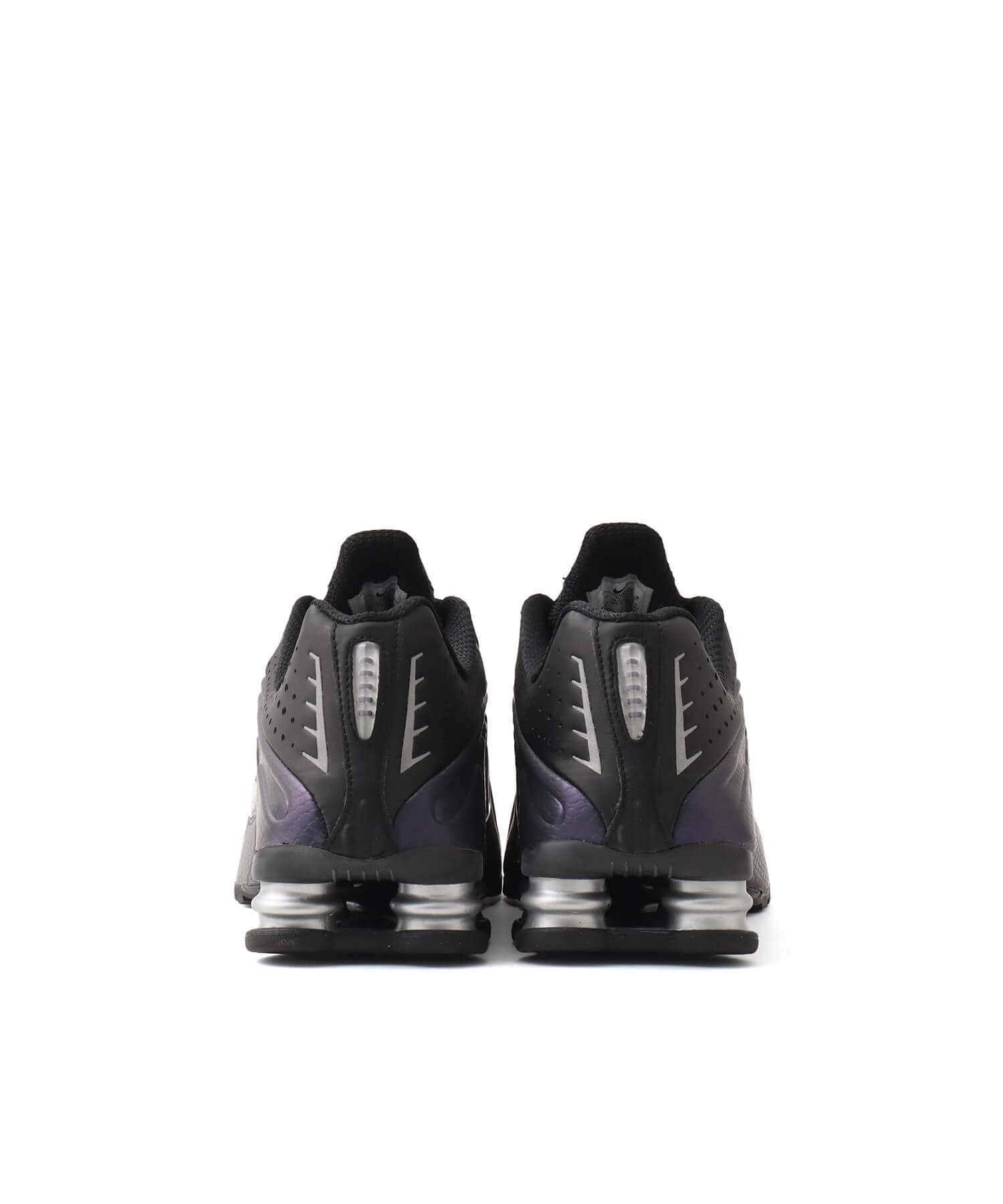 NIKE SHOX R4 JEWEL QS BLACK/ANTHRACITE-METALLIC SILVERの画像