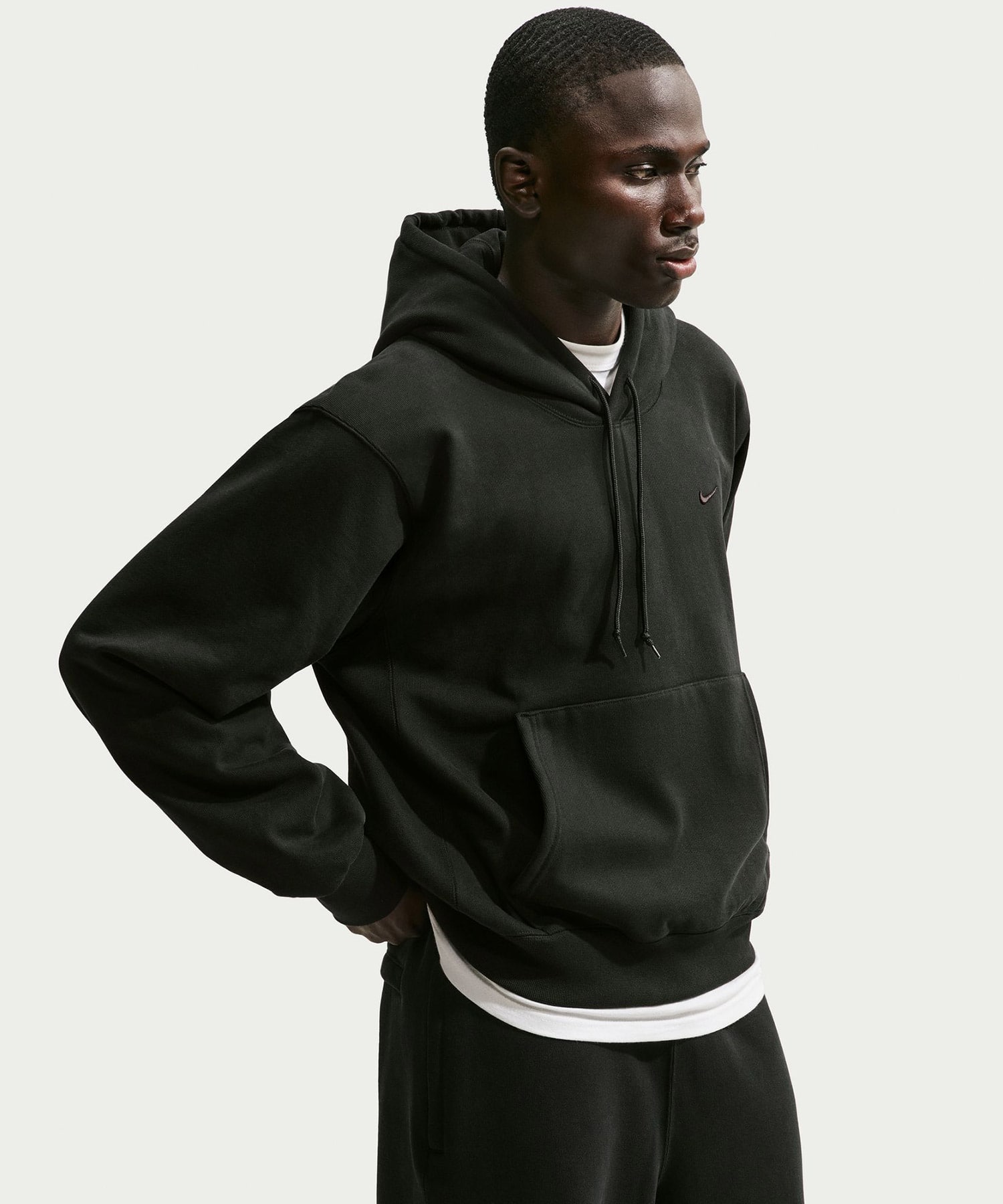 NIKE M NRG NK 560 FLEECE HOODIE BLACKの画像
