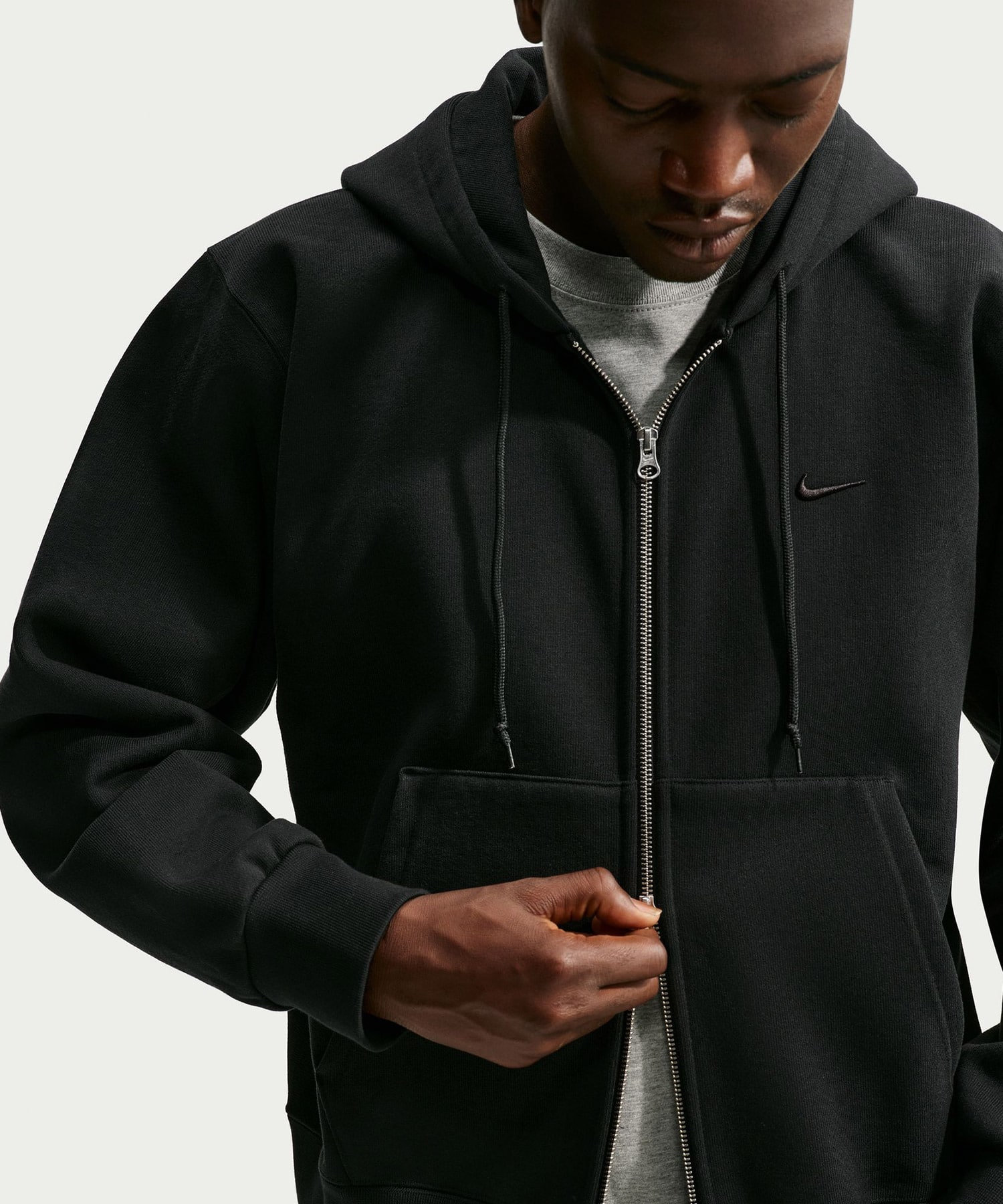 NIKE M NRG NK 560 FLEECE FULL-ZIP HOODIE BLACKの画像